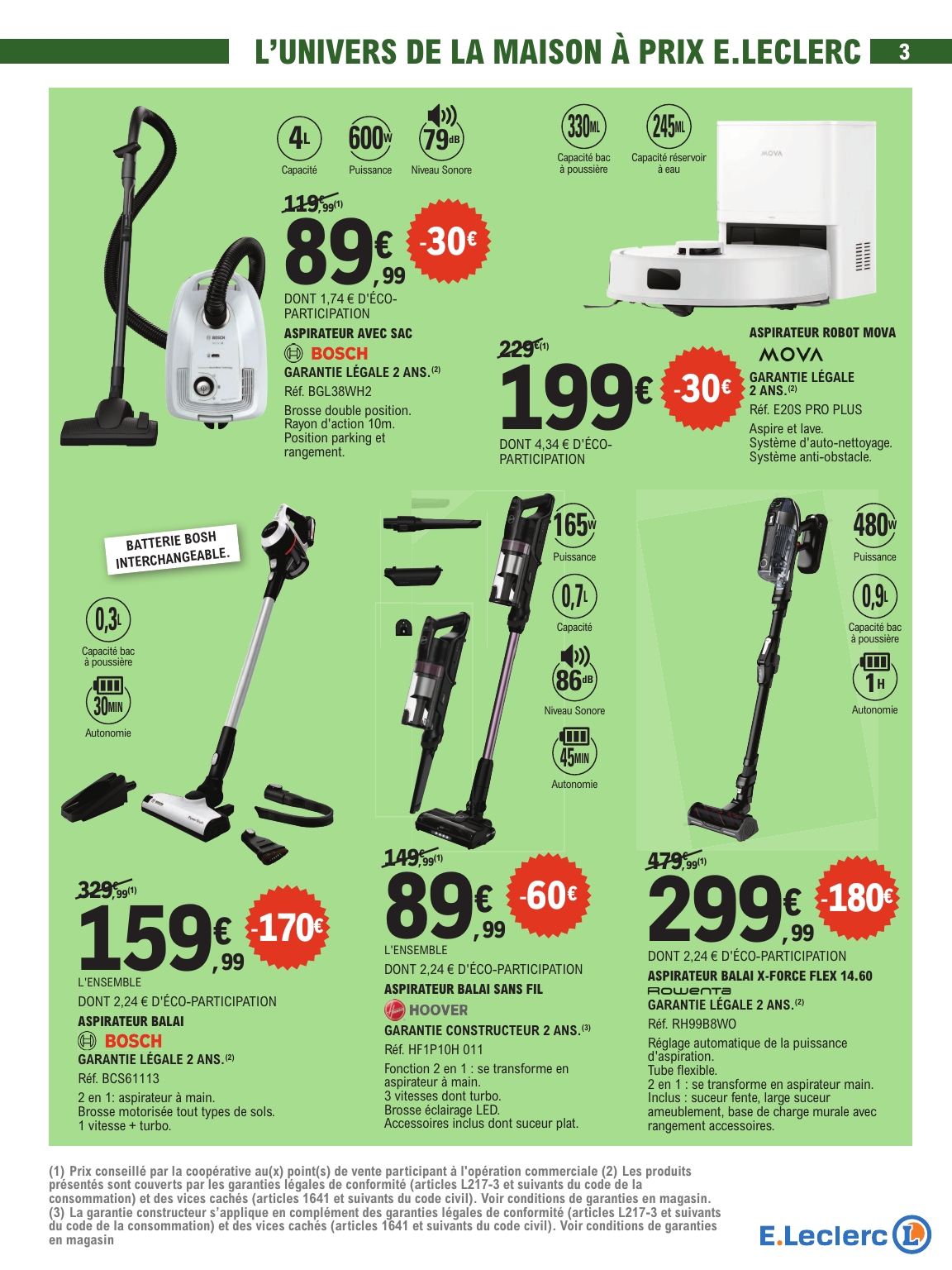 e-leclerc - Catalogue E.Leclerc - Spécial Arts ménagers valable du 24/03/2026 au 04/04/2026 - page: 3