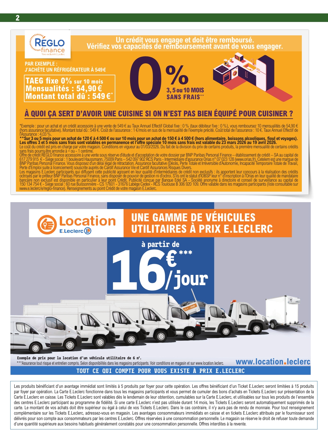 e-leclerc - Catalogue E.Leclerc - Spécial Arts ménagers valable du 24/03/2026 au 04/04/2026 - page: 2