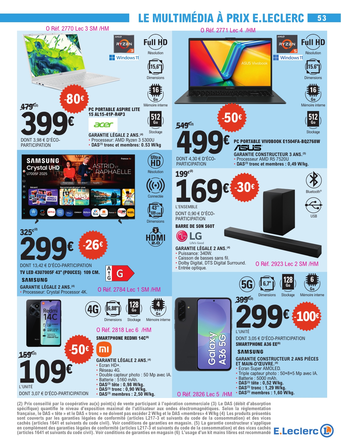 e-leclerc - Catalogue E.Leclerc - Spécial Pasques valable du 24/03/2026 au 04/04/2026 - page: 53
