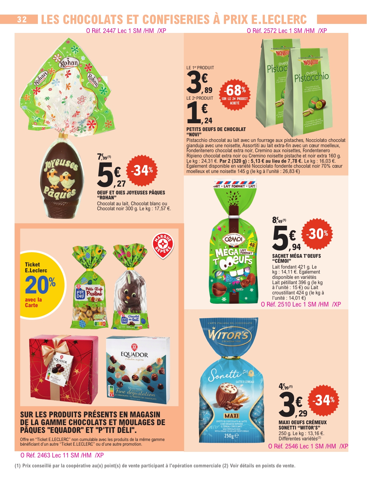 e-leclerc - Catalogue E.Leclerc - Spécial Pasques valable du 24/03/2026 au 04/04/2026 - page: 32