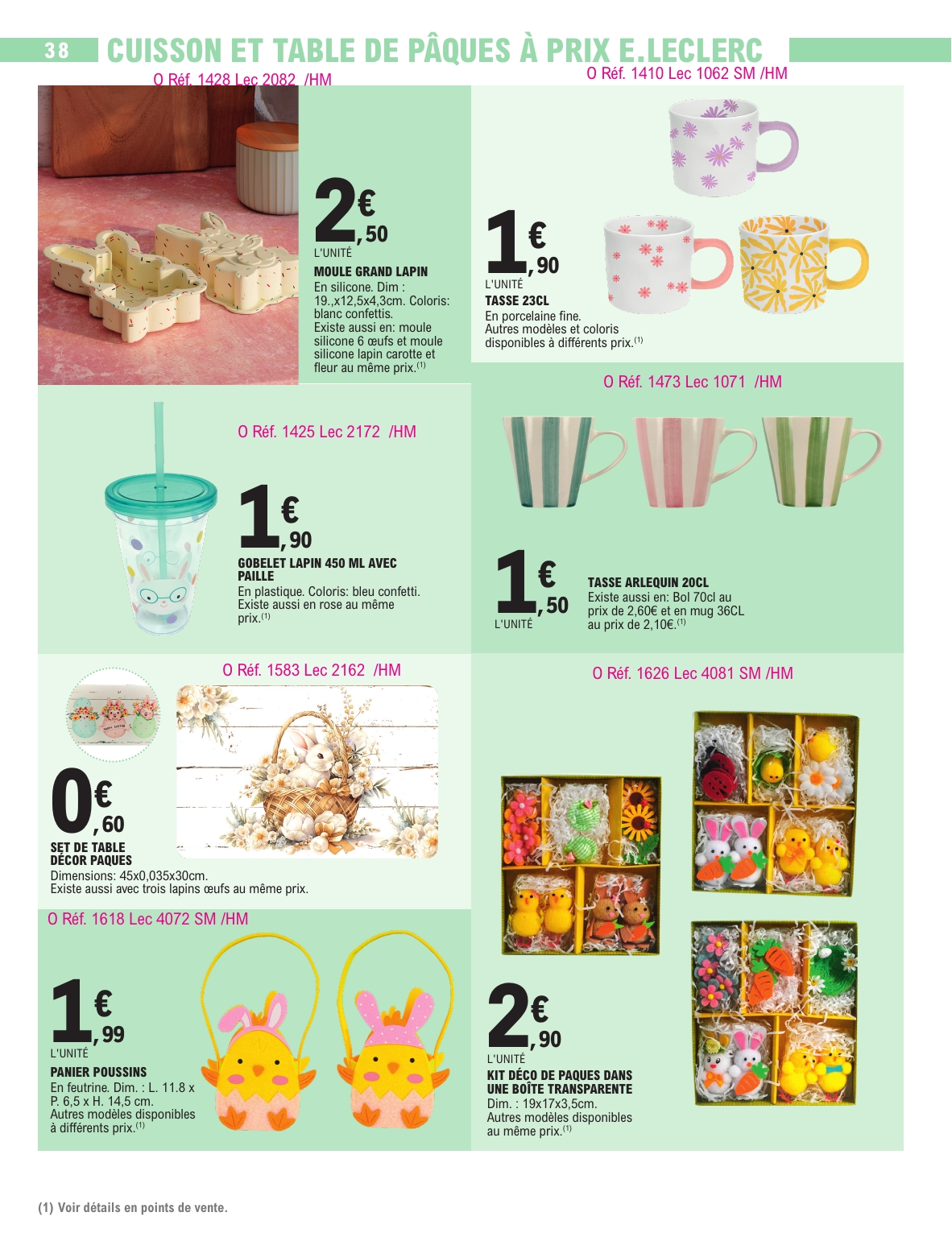 e-leclerc - Catalogue E.Leclerc - Spécial Pasques valable du 24/03/2026 au 04/04/2026 - page: 38