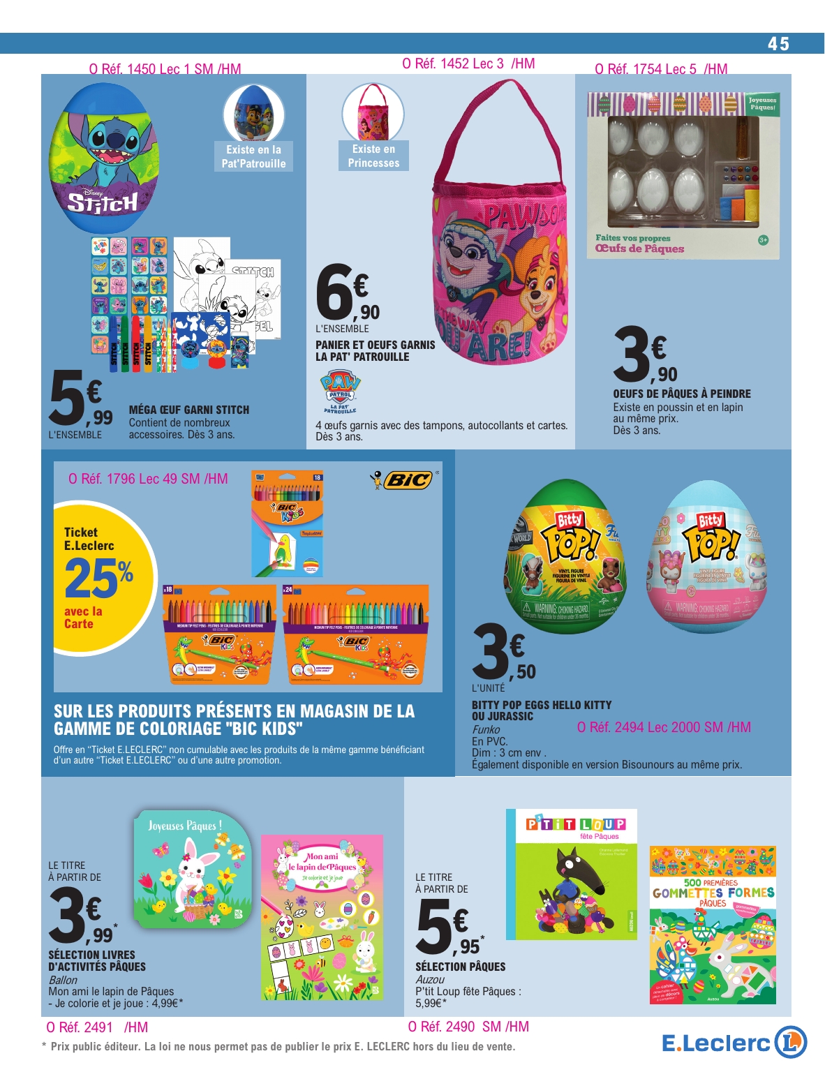e-leclerc - Catalogue E.Leclerc - Spécial Pasques valable du 24/03/2026 au 04/04/2026 - page: 45