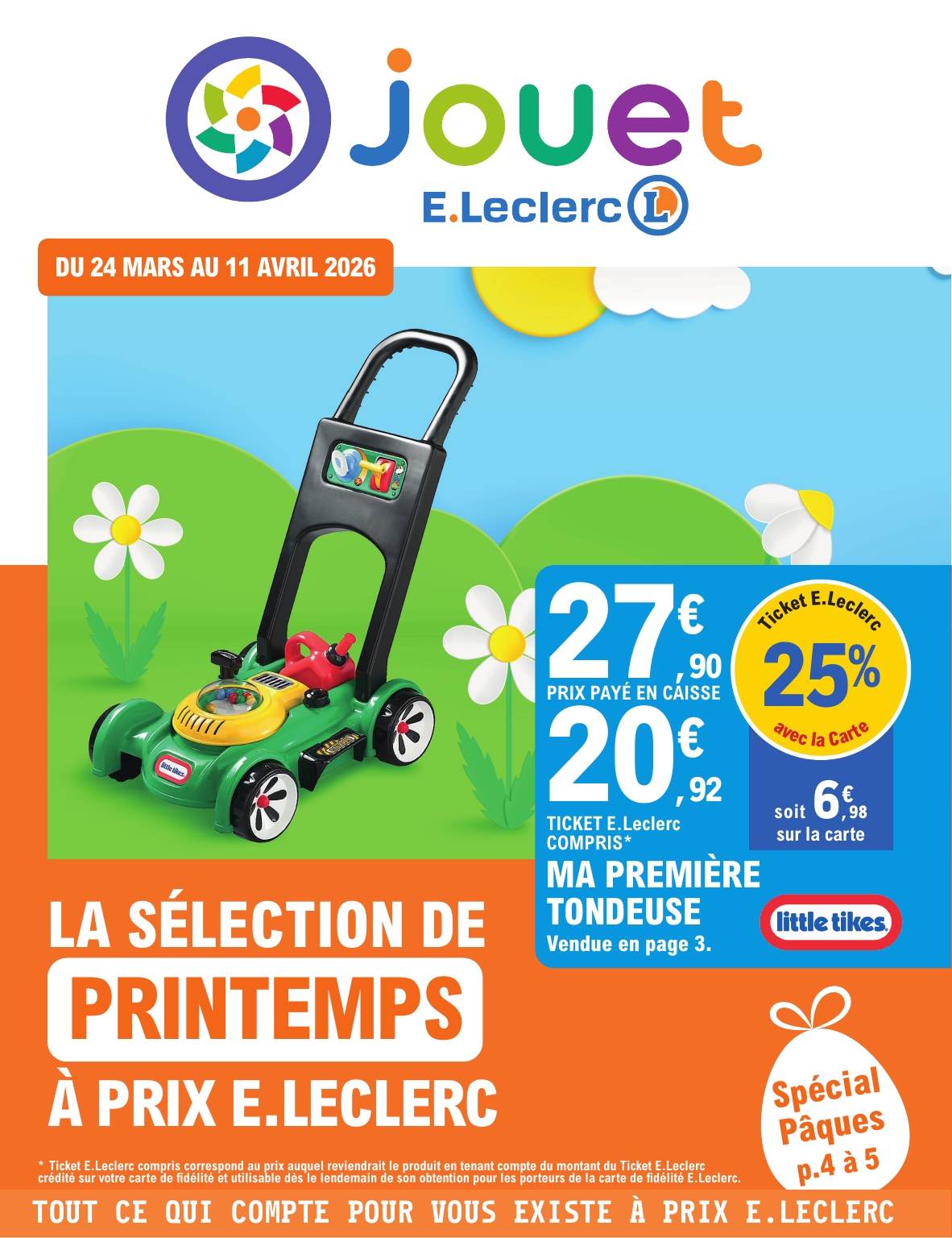 e-leclerc - Catalogue E.Leclerc - Jouet valable du 24/03/2026 au 11/04/2026