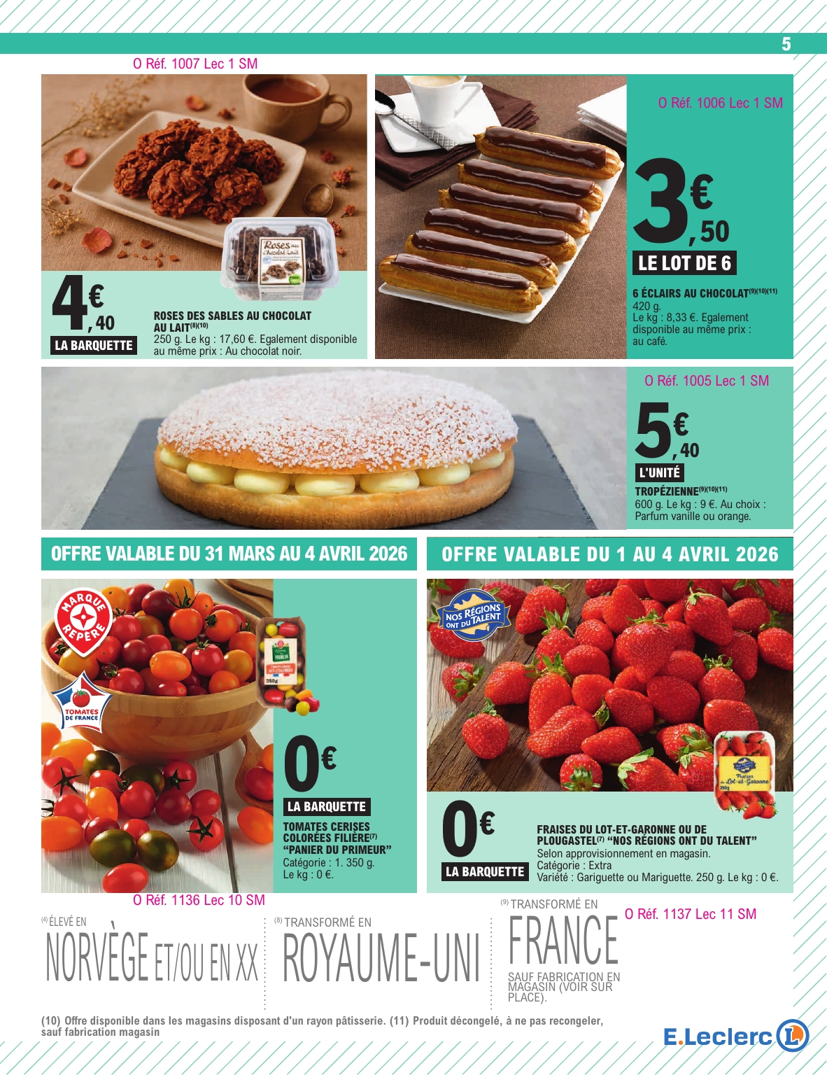 e-leclerc - Catalogue E.Leclerc - Trafic Pouvoir Achat 3 - Pâques - Mixte valable du 31/03/2026 au 04/04/2026 - page: 5