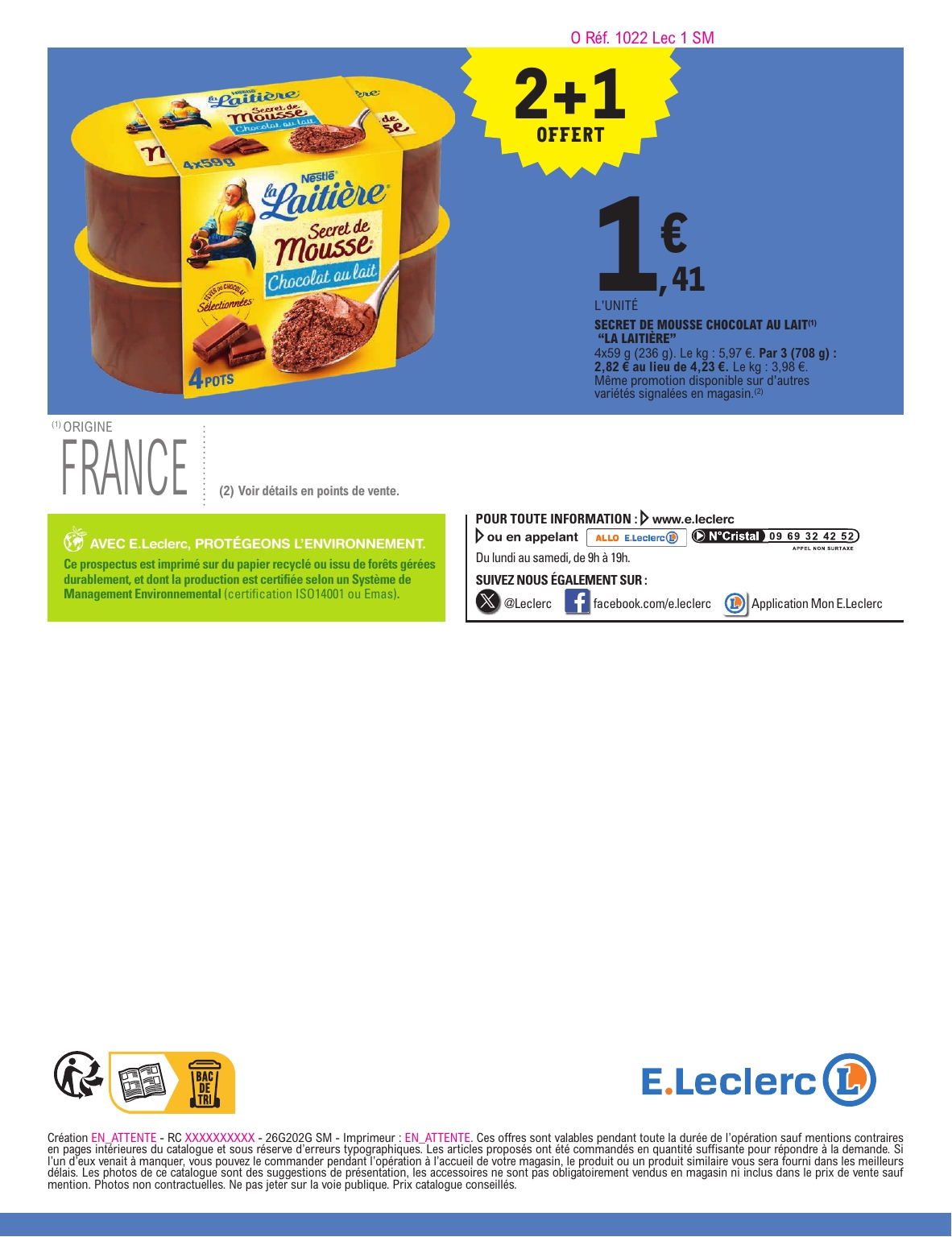 e-leclerc - Catalogue E.Leclerc - Trafic Pouvoir Achat 3 - Pâques - Mixte valable du 31/03/2026 au 04/04/2026 - page: 11