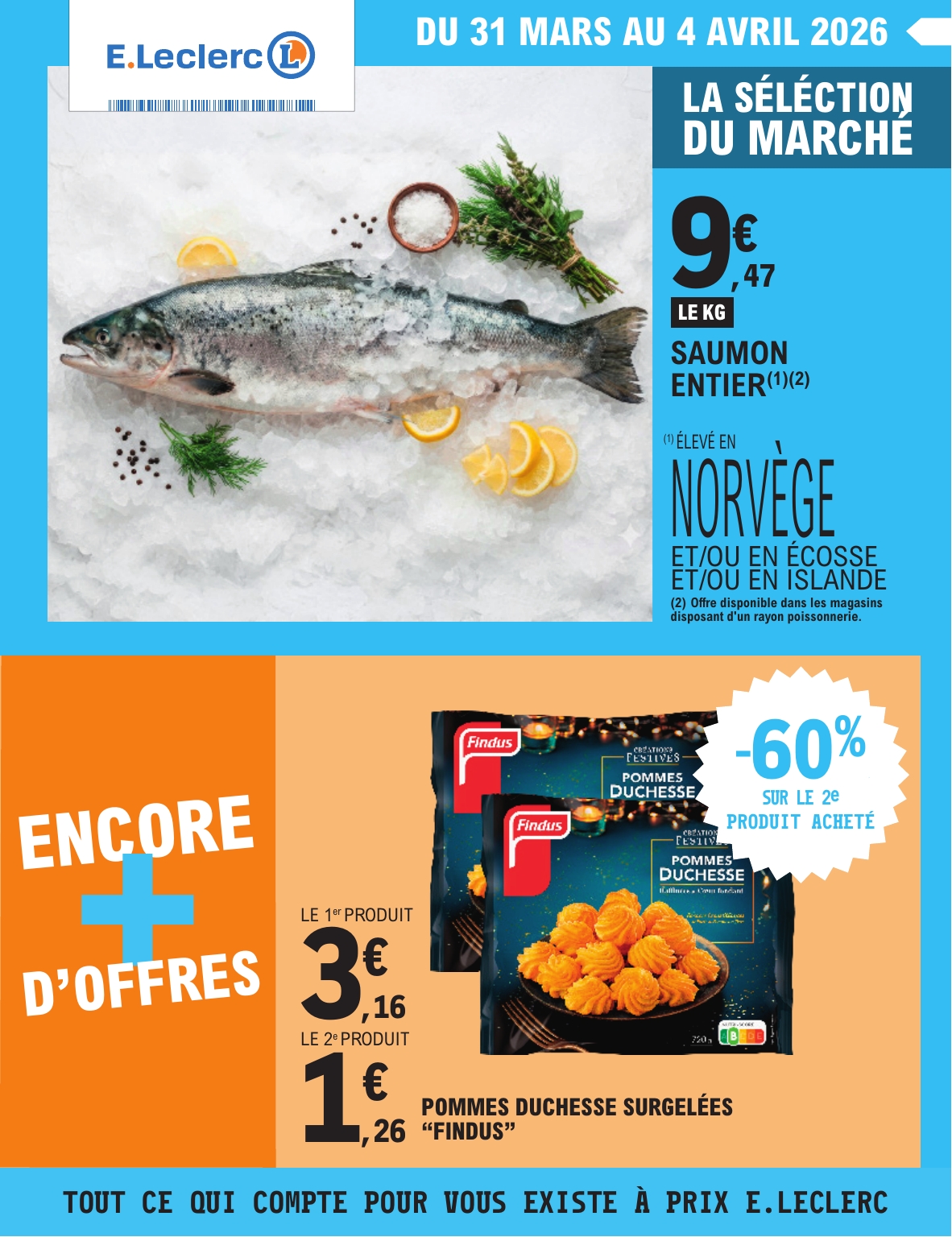 e-leclerc - Catalogue E.Leclerc - Trafic Pouvoir Achat 3 - Pâques - Mixte valable du 31/03/2026 au 04/04/2026