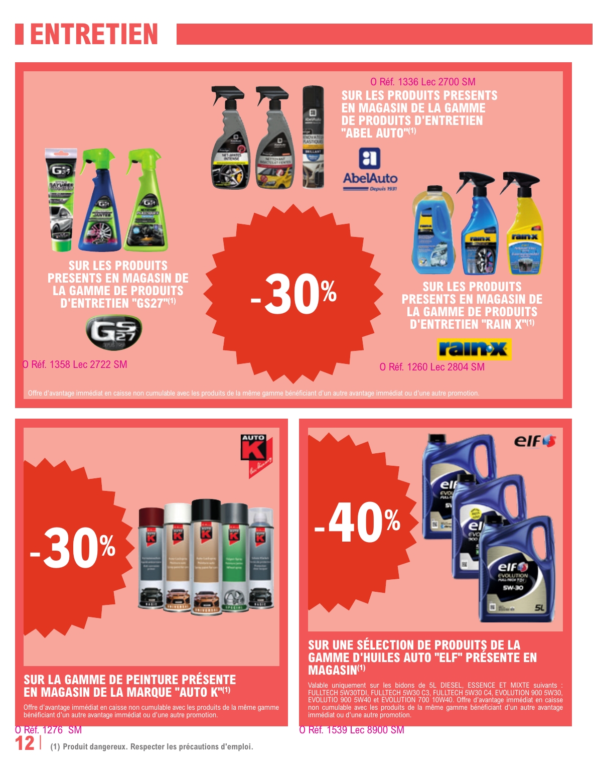 e-leclerc - Catalogue E.Leclerc - L'auto valable du 31/03/2026 au 18/04/2026 - page: 12