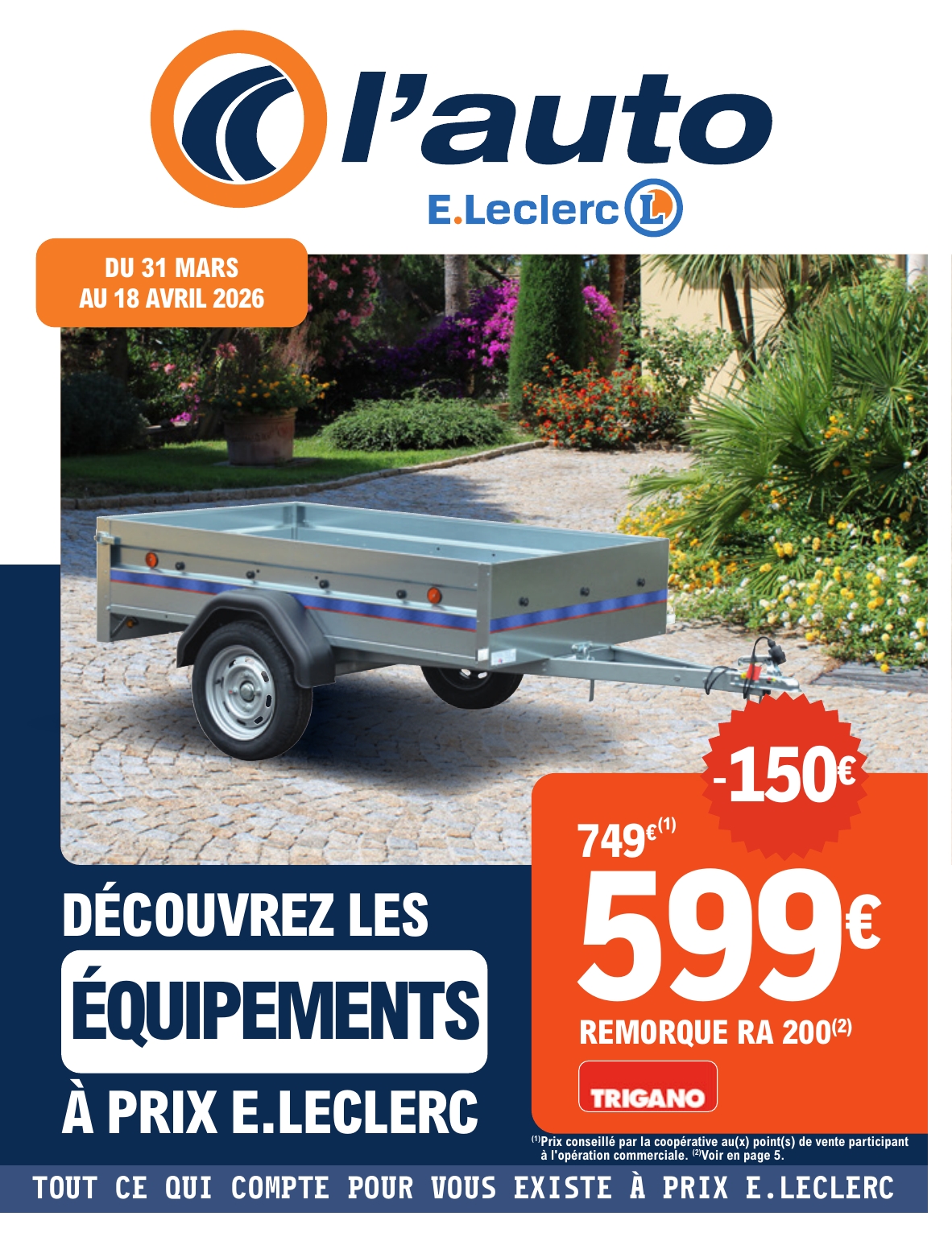 e-leclerc - Catalogue E.Leclerc - L'auto valable du 31/03/2026 au 18/04/2026