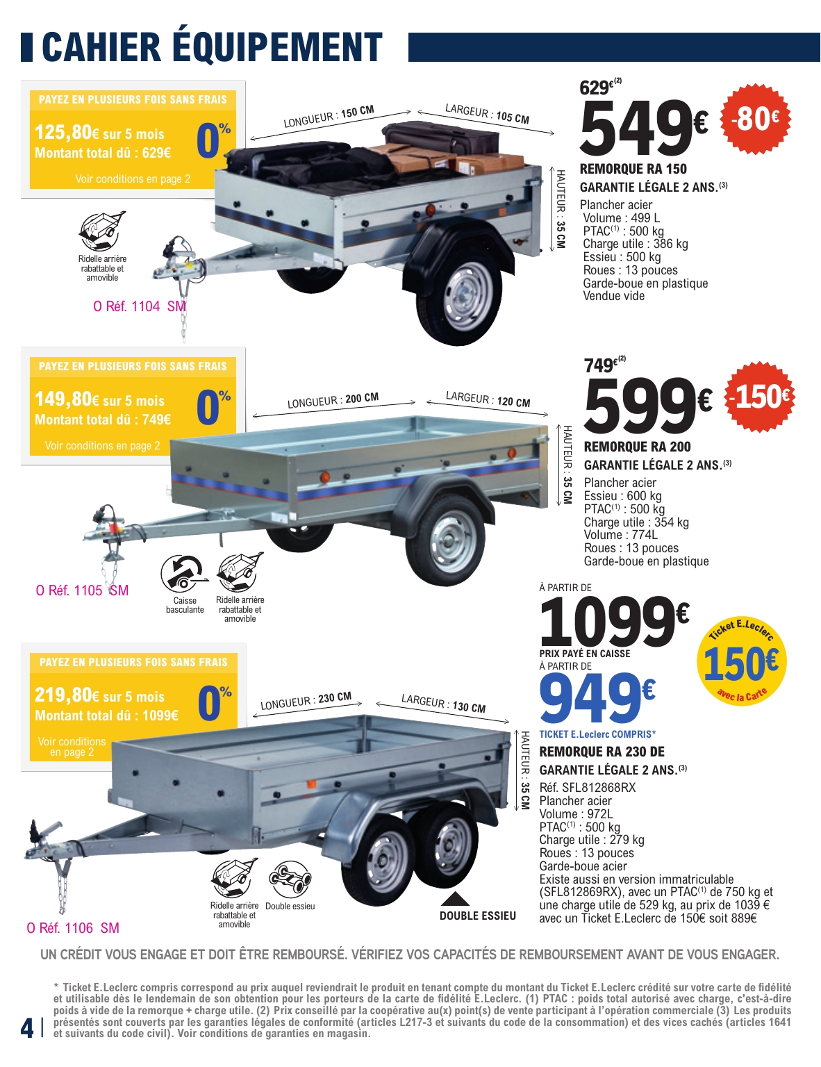 e-leclerc - Catalogue E.Leclerc - L'auto valable du 31/03/2026 au 18/04/2026 - page: 4