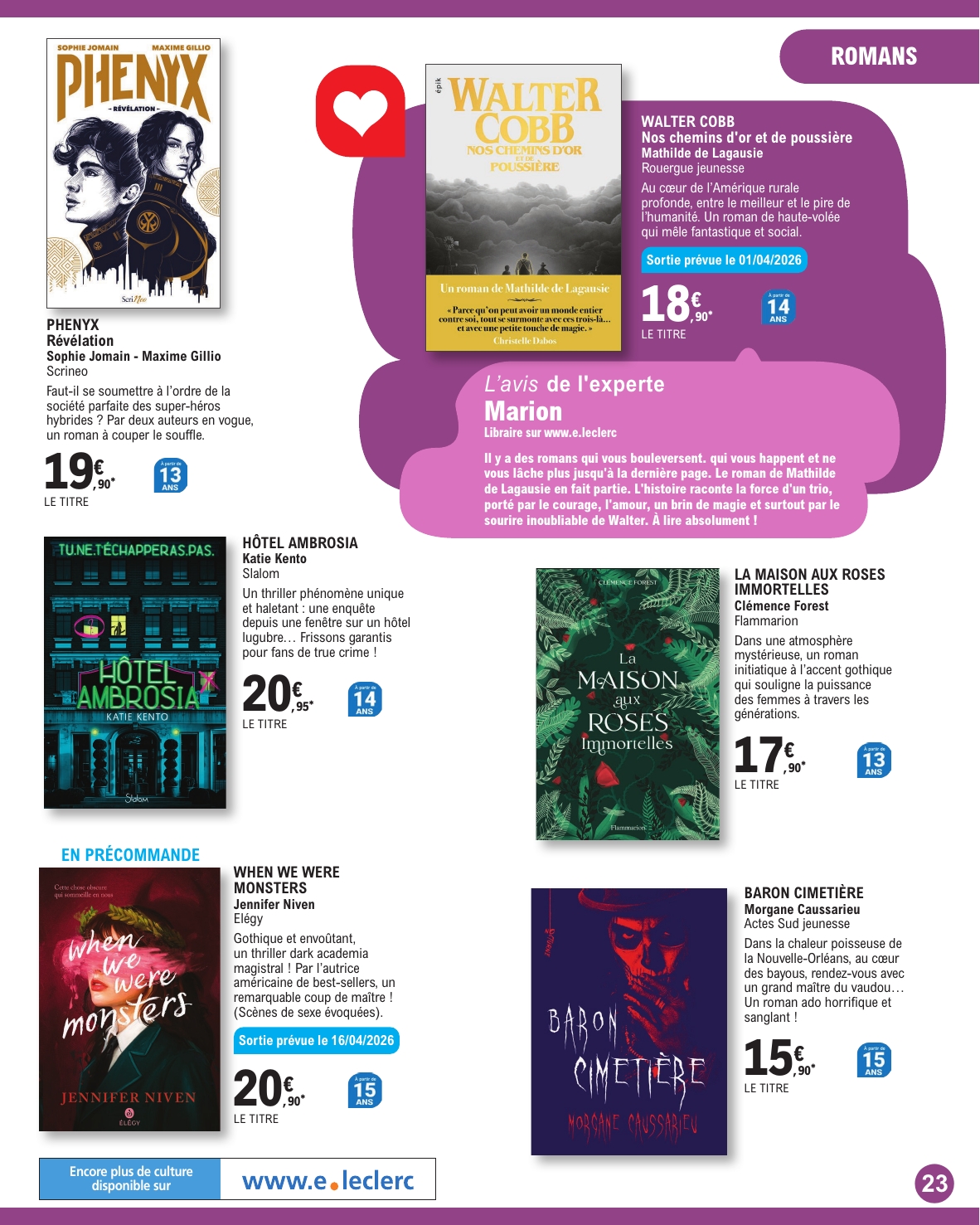 e-leclerc - Catalogue E.Leclerc - Jeunesse valable du 31/03/2026 au 02/05/2026 - page: 23