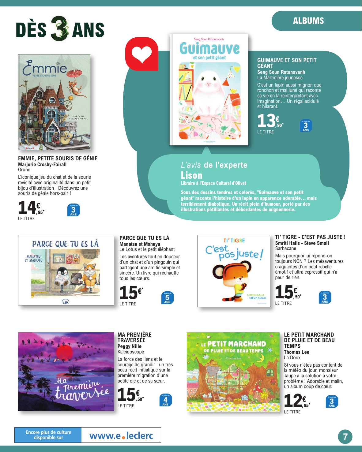 e-leclerc - Catalogue E.Leclerc - Jeunesse valable du 31/03/2026 au 02/05/2026 - page: 7