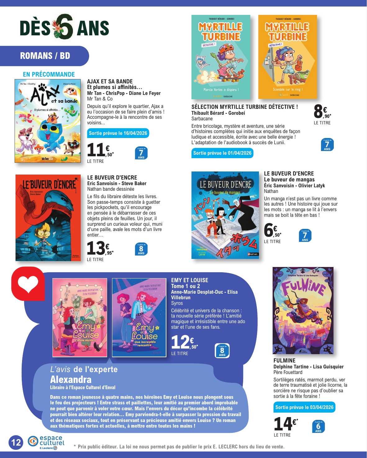 e-leclerc - Catalogue E.Leclerc - Jeunesse valable du 31/03/2026 au 02/05/2026 - page: 12