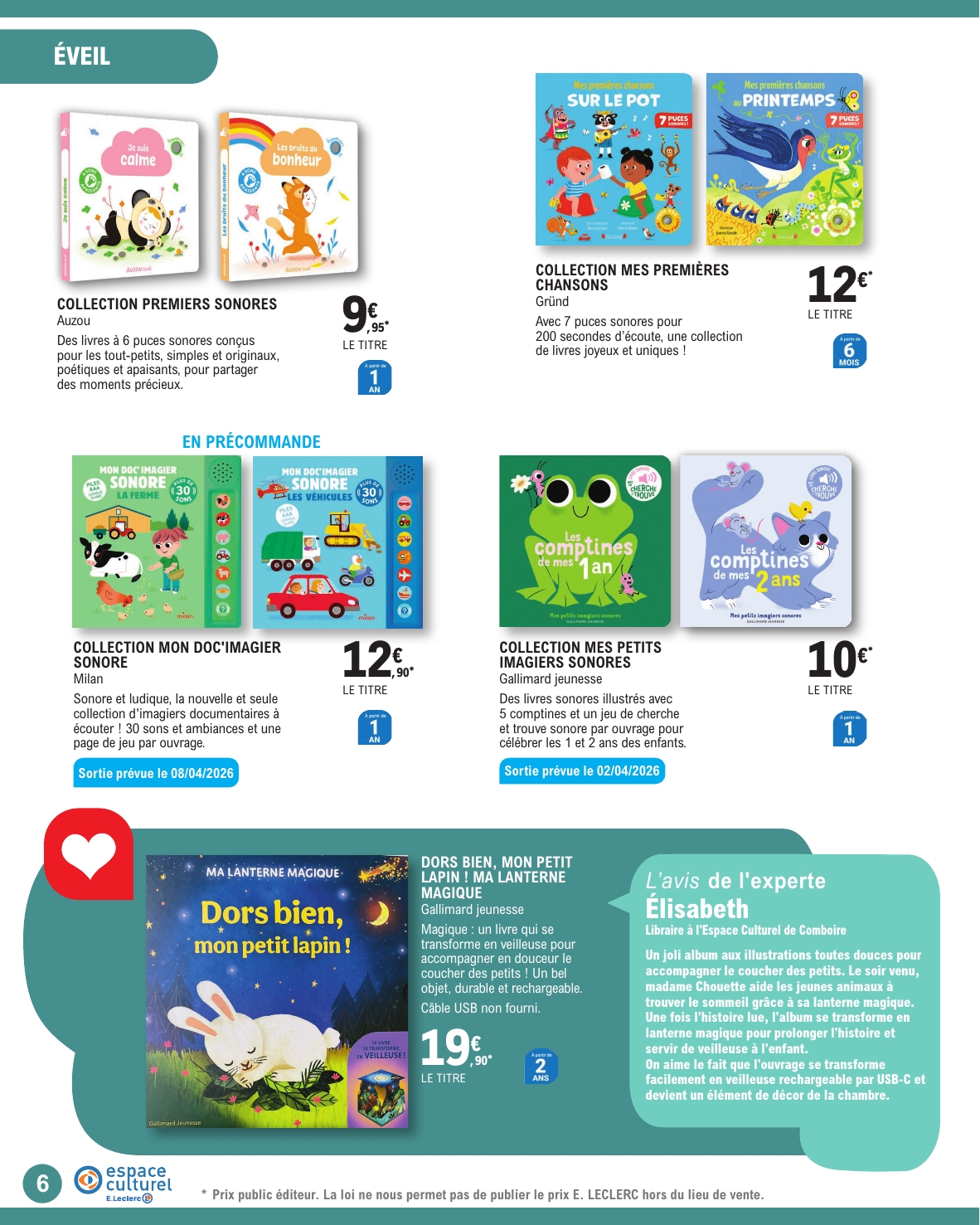 e-leclerc - Catalogue E.Leclerc - Jeunesse valable du 31/03/2026 au 02/05/2026 - page: 6