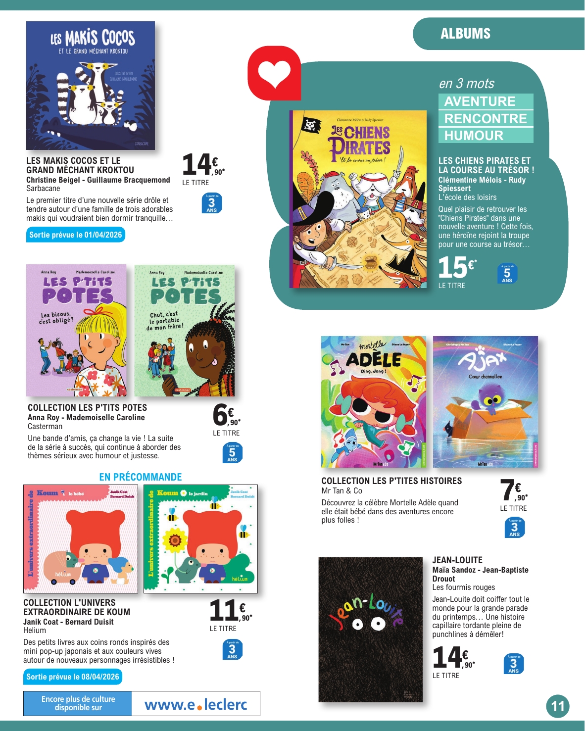 e-leclerc - Catalogue E.Leclerc - Jeunesse valable du 31/03/2026 au 02/05/2026 - page: 11
