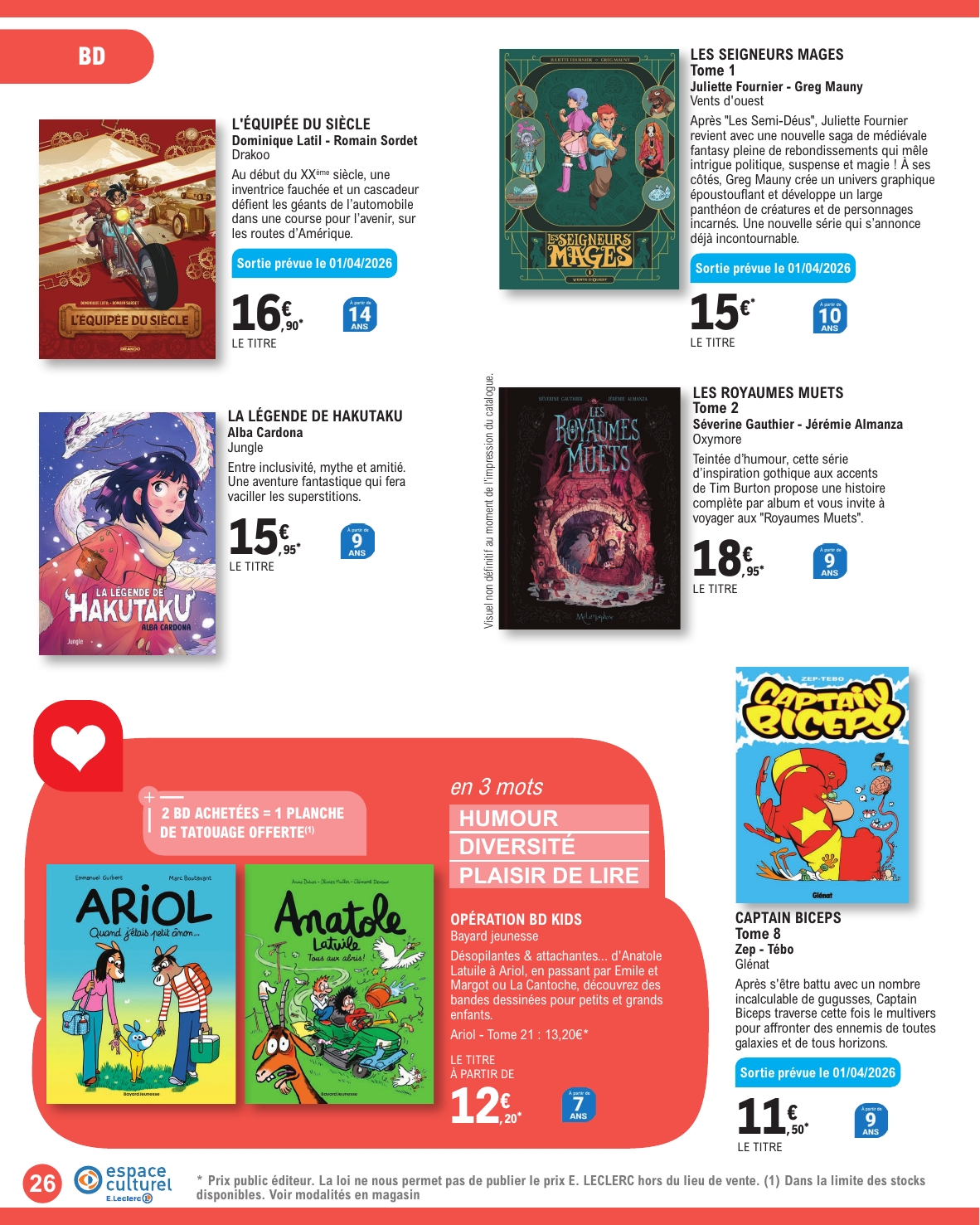 e-leclerc - Catalogue E.Leclerc - Jeunesse valable du 31/03/2026 au 02/05/2026 - page: 26