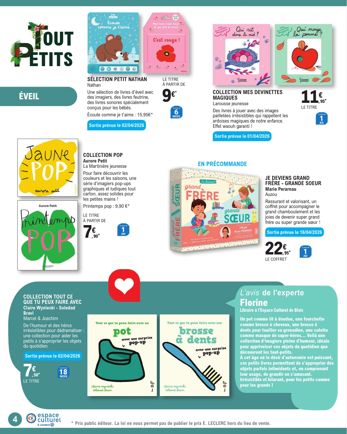 e-leclerc - Catalogue E.Leclerc - Jeunesse valable du 31/03/2026 au 02/05/2026 - page: 4