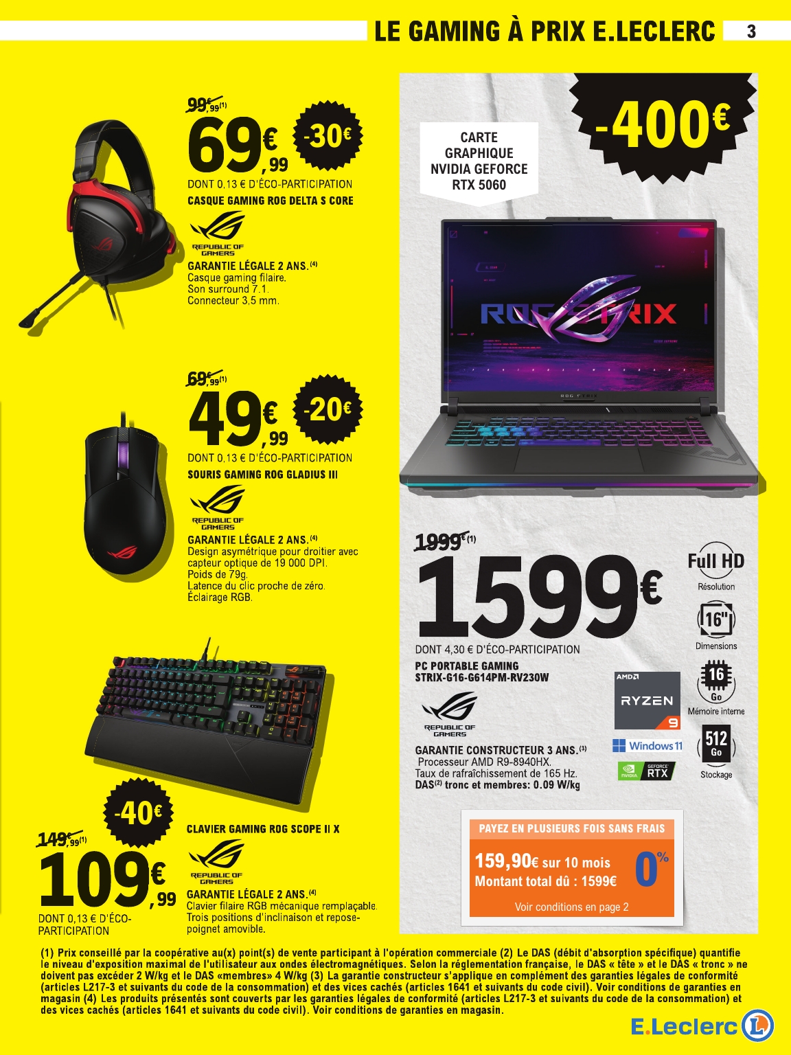 e-leclerc - Catalogue E.Leclerc - High-Tech valable du 31/03/2026 au 11/04/2026 - page: 3