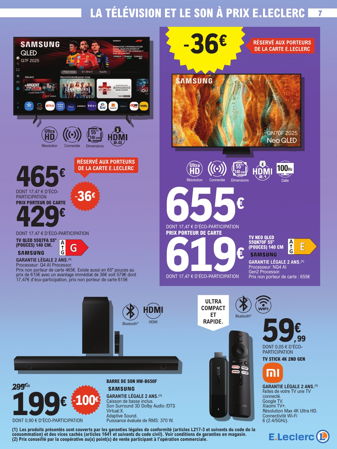 e-leclerc - Catalogue E.Leclerc - High-Tech valable du 31/03/2026 au 11/04/2026 - page: 7