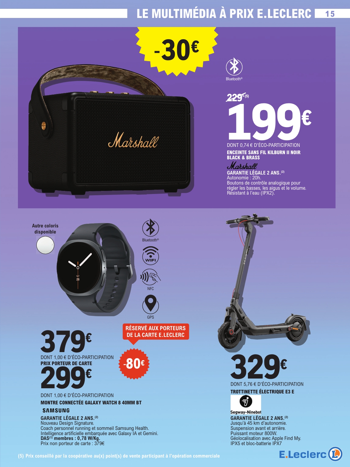 e-leclerc - Catalogue E.Leclerc - High-Tech valable du 31/03/2026 au 11/04/2026 - page: 15