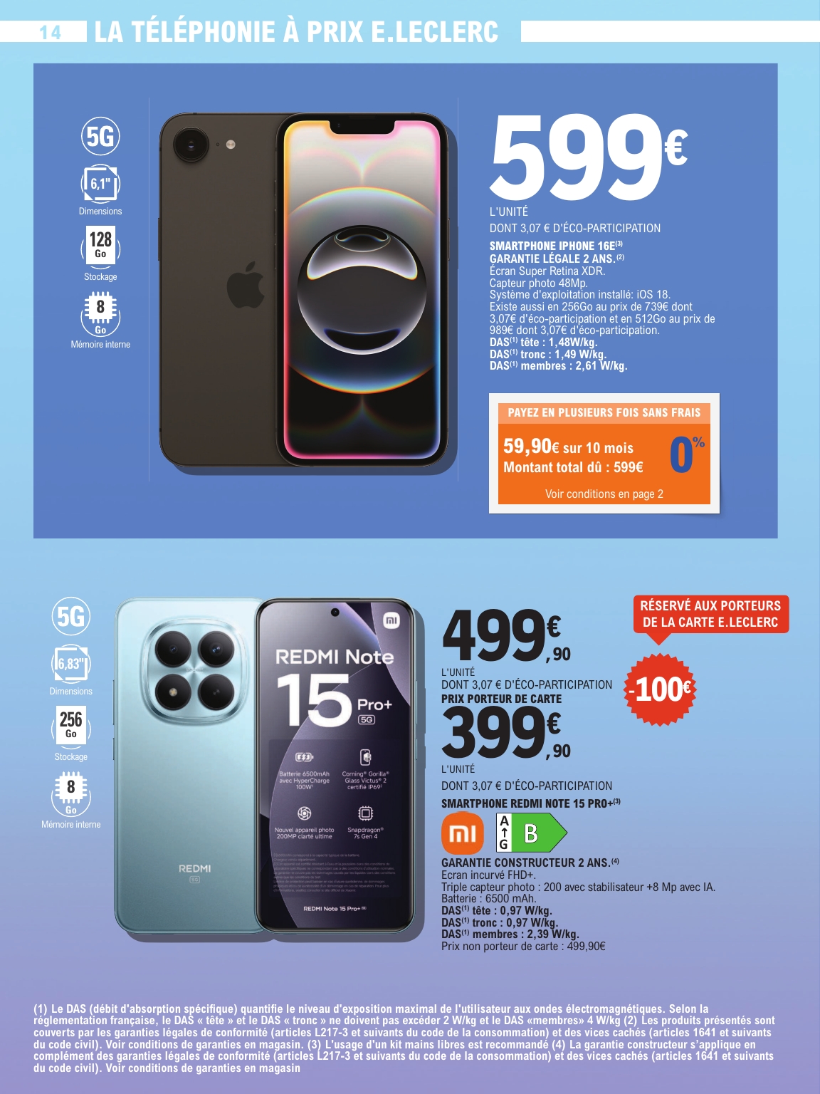 e-leclerc - Catalogue E.Leclerc - High-Tech valable du 31/03/2026 au 11/04/2026 - page: 14