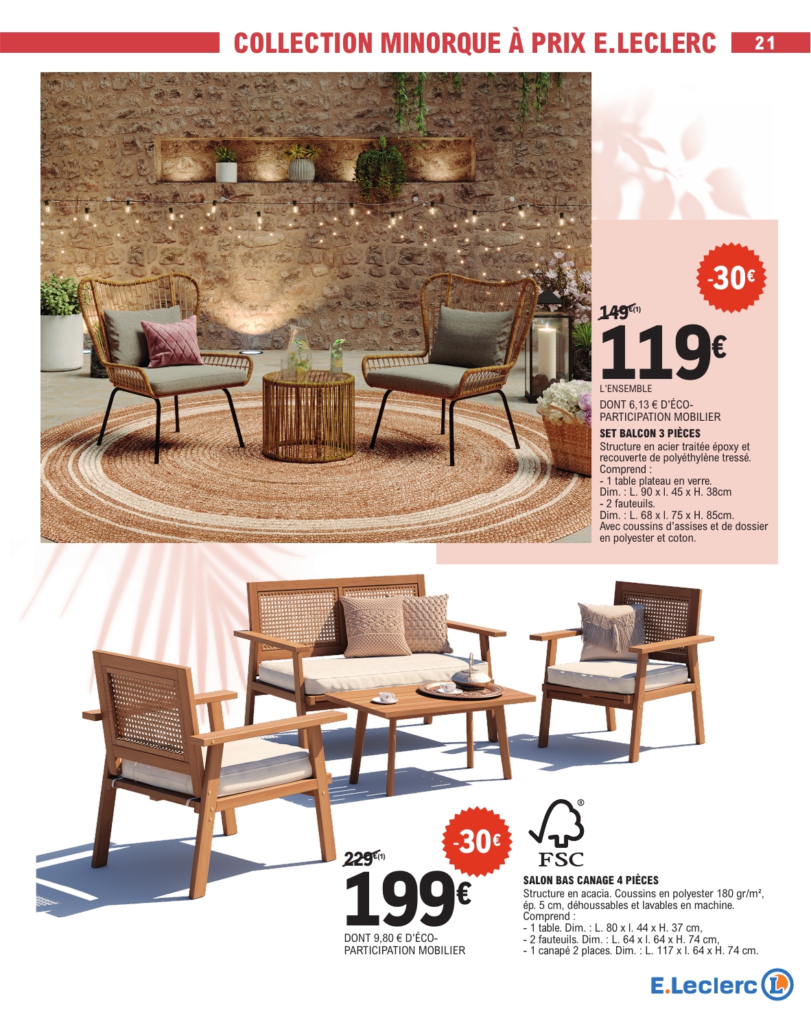 e-leclerc - Catalogue E.Leclerc - Plein Air valable du 31/03/2026 au 18/04/2026 - page: 21