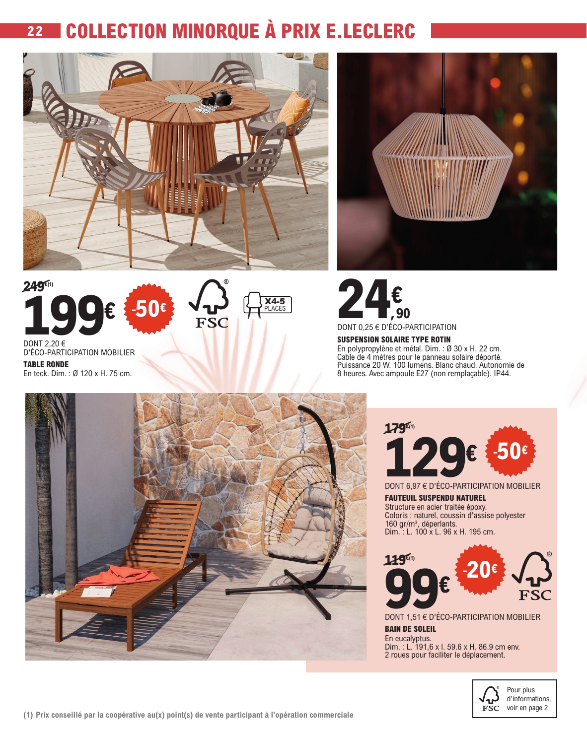 e-leclerc - Catalogue E.Leclerc - Plein Air valable du 31/03/2026 au 18/04/2026 - page: 22