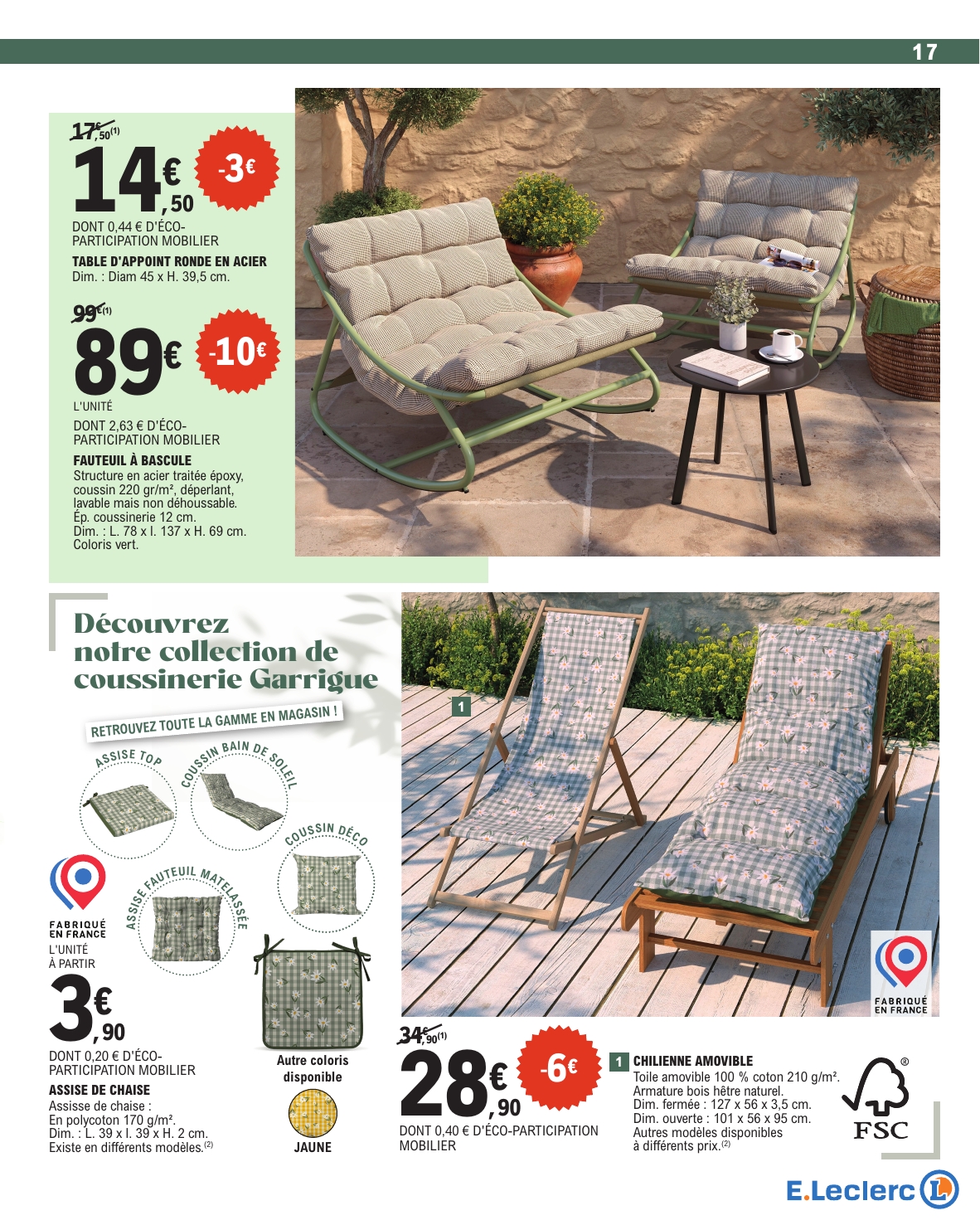 e-leclerc - Catalogue E.Leclerc - Plein Air valable du 31/03/2026 au 18/04/2026 - page: 17