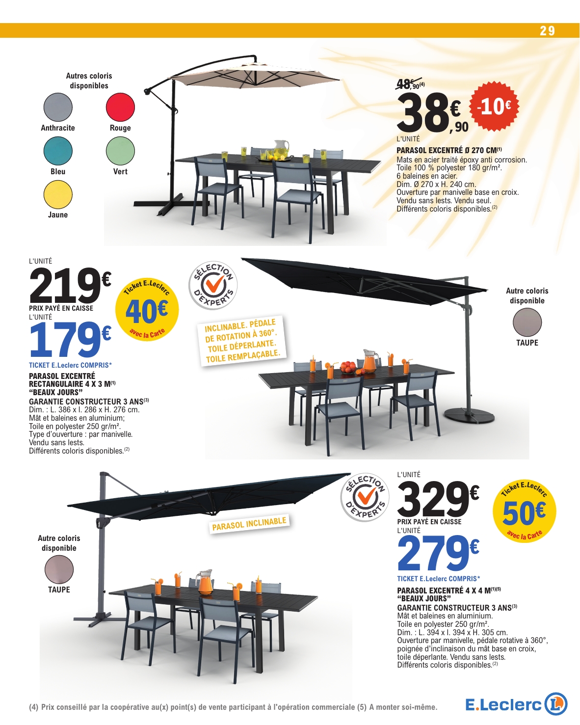 e-leclerc - Catalogue E.Leclerc - Plein Air valable du 31/03/2026 au 18/04/2026 - page: 29