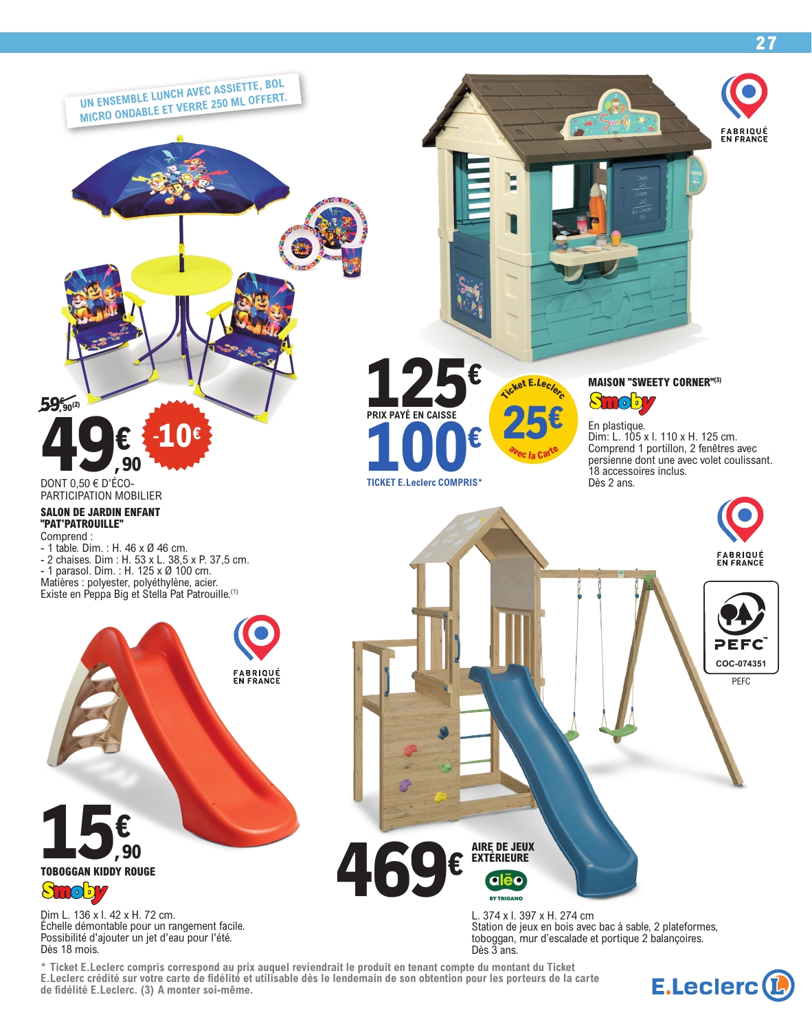 e-leclerc - Catalogue E.Leclerc - Plein Air valable du 31/03/2026 au 18/04/2026 - page: 27