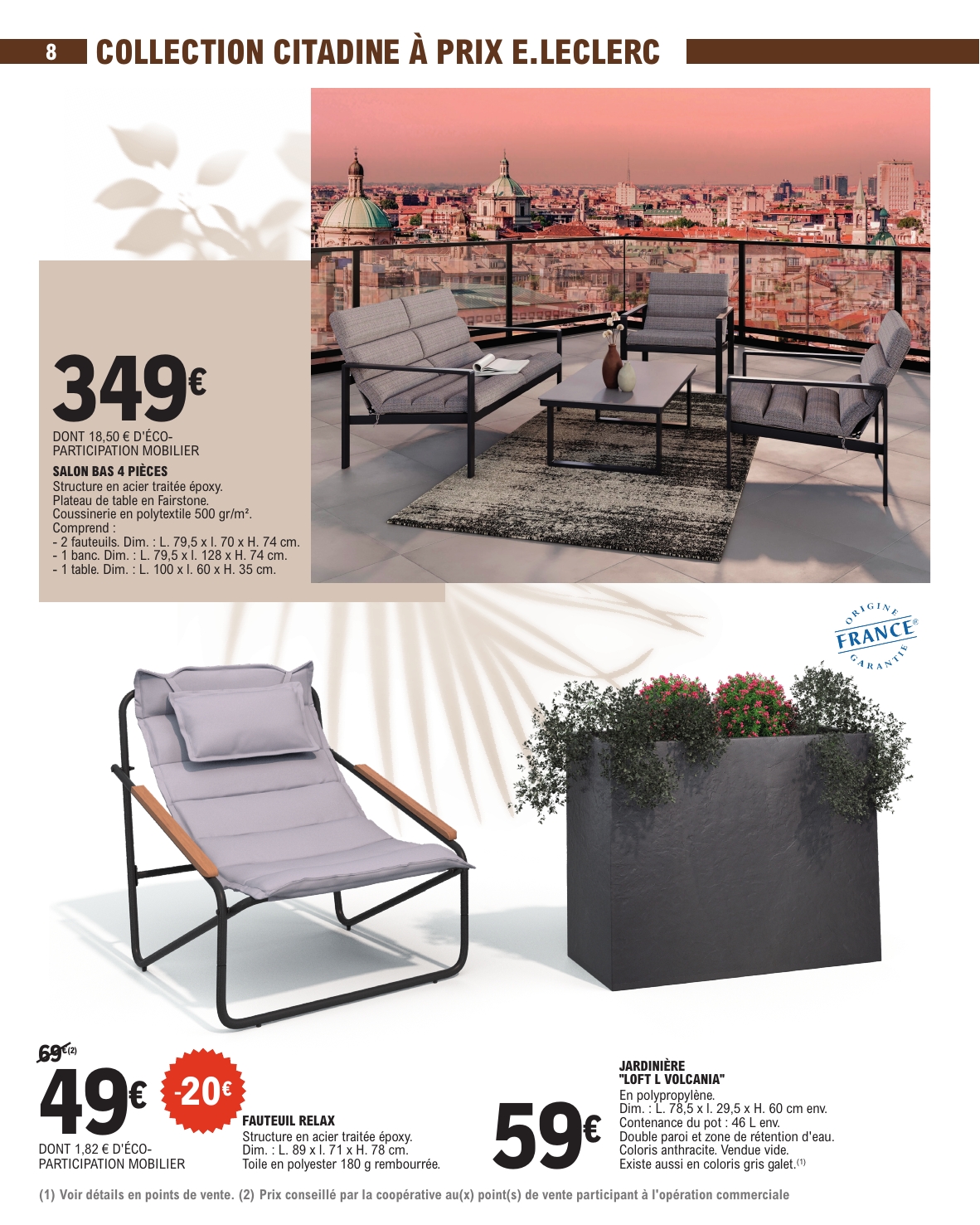 e-leclerc - Catalogue E.Leclerc - Plein Air valable du 31/03/2026 au 18/04/2026 - page: 8