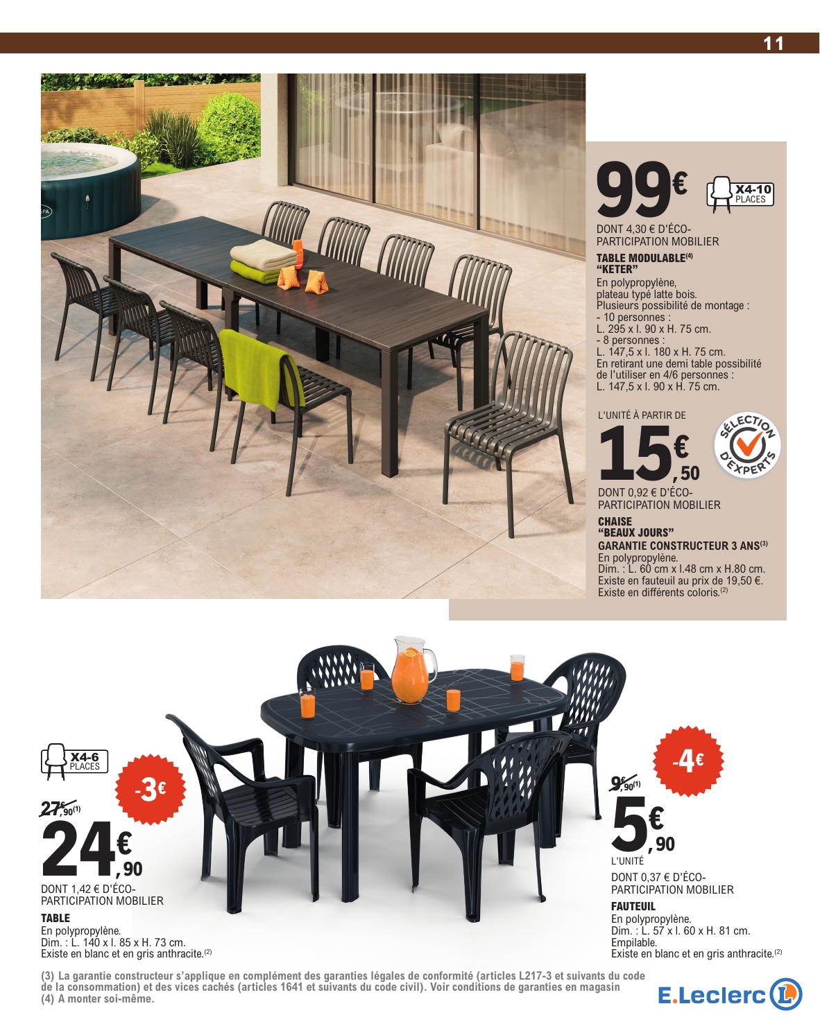 e-leclerc - Catalogue E.Leclerc - Plein Air valable du 31/03/2026 au 18/04/2026 - page: 11