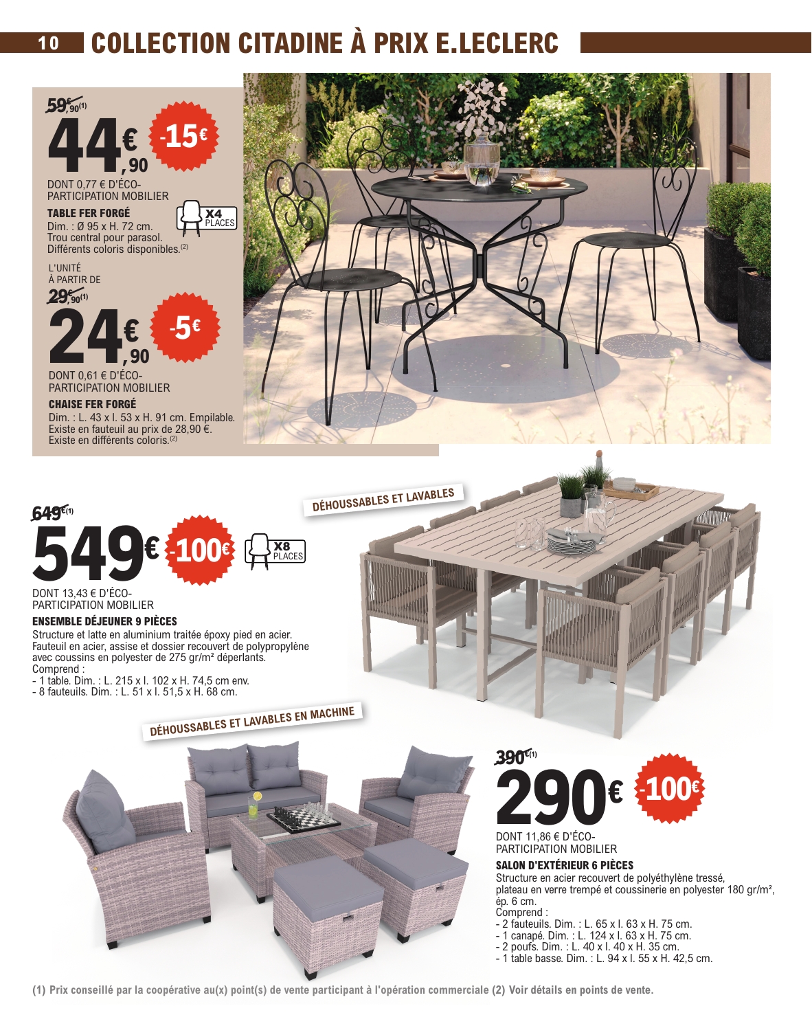 e-leclerc - Catalogue E.Leclerc - Plein Air valable du 31/03/2026 au 18/04/2026 - page: 10