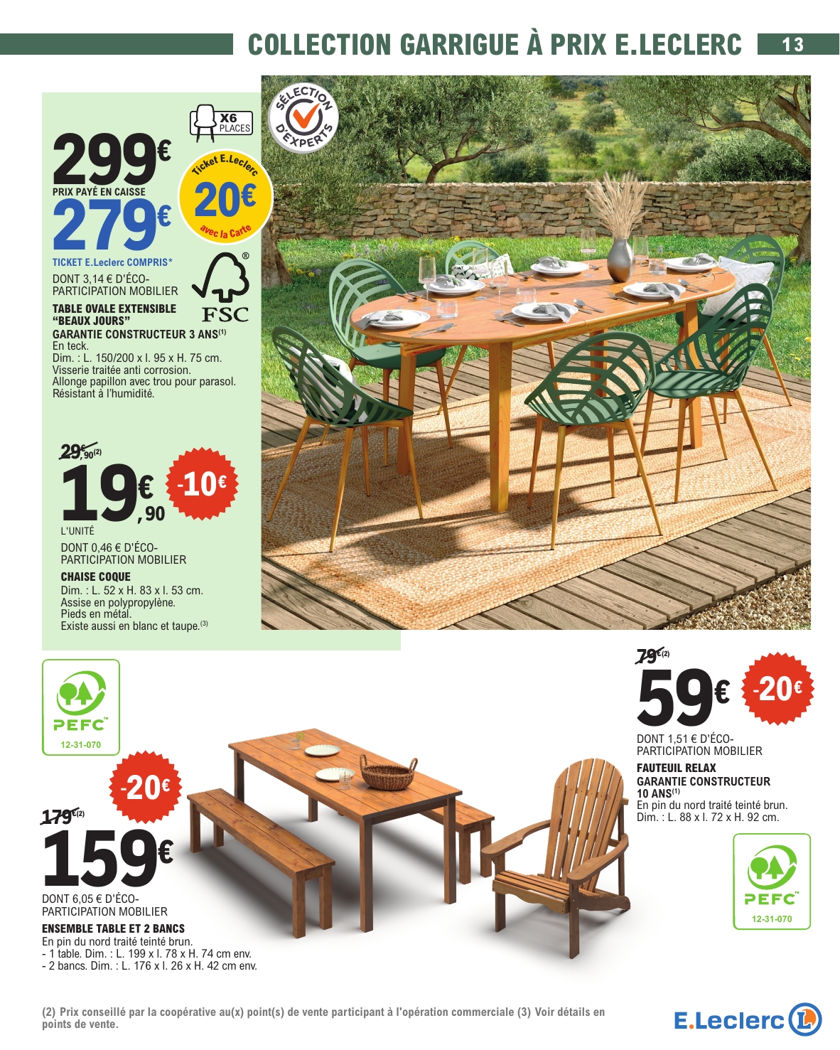 e-leclerc - Catalogue E.Leclerc - Plein Air valable du 31/03/2026 au 18/04/2026 - page: 13