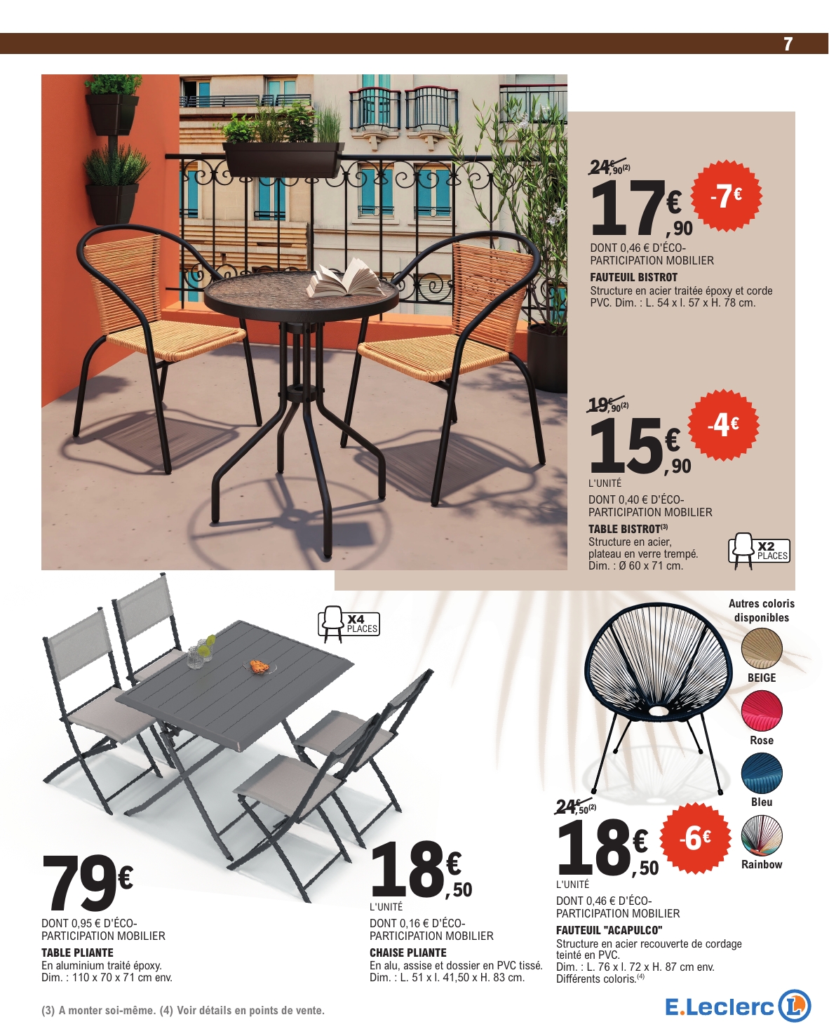 e-leclerc - Catalogue E.Leclerc - Plein Air valable du 31/03/2026 au 18/04/2026 - page: 7