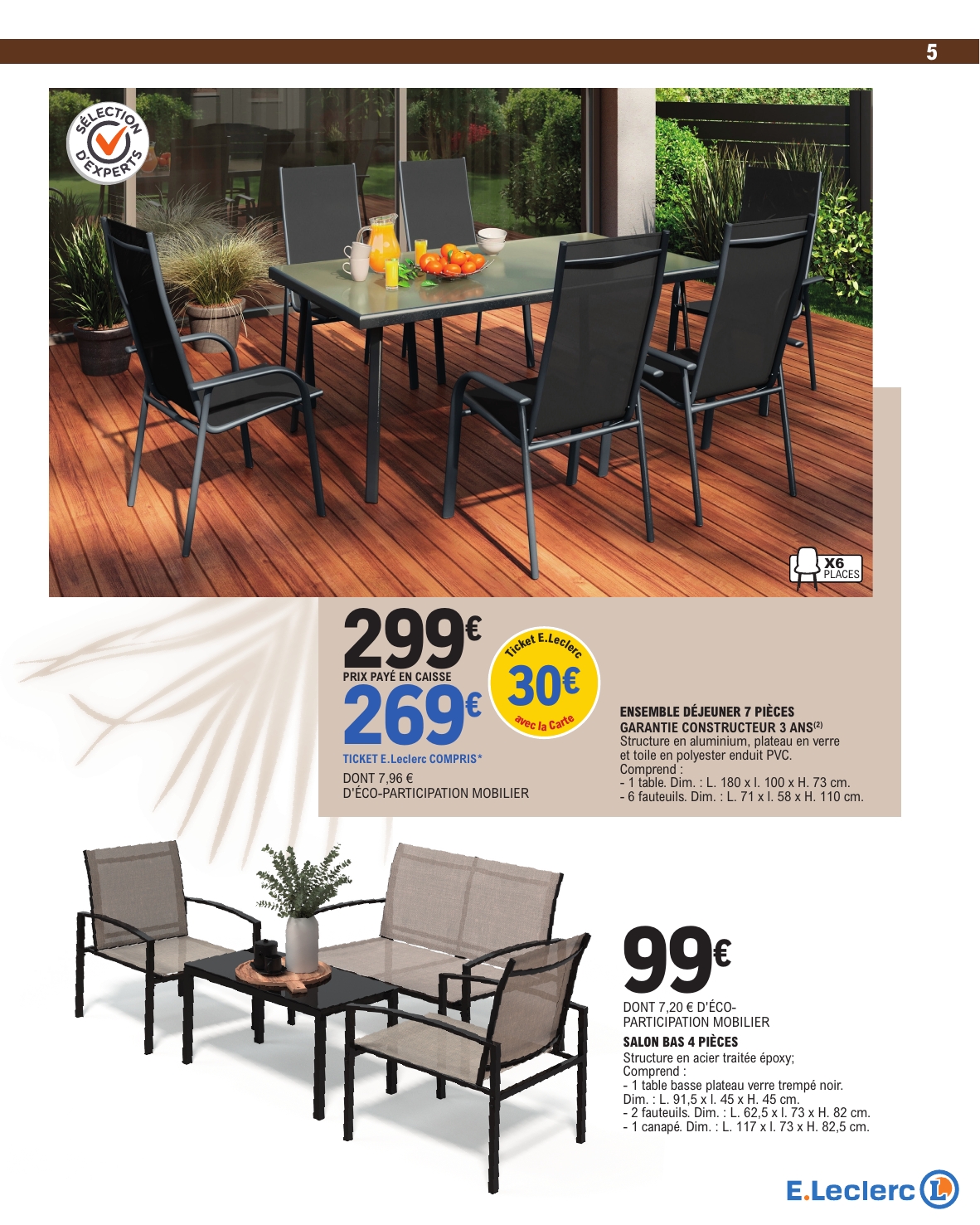e-leclerc - Catalogue E.Leclerc - Plein Air valable du 31/03/2026 au 18/04/2026 - page: 5