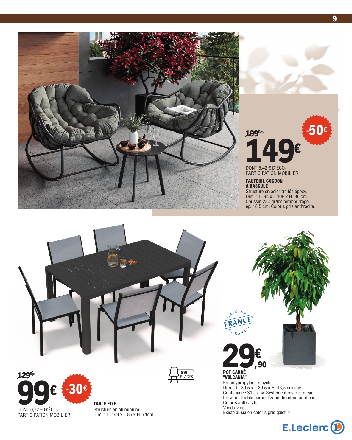 e-leclerc - Catalogue E.Leclerc - Plein Air valable du 31/03/2026 au 18/04/2026 - page: 9