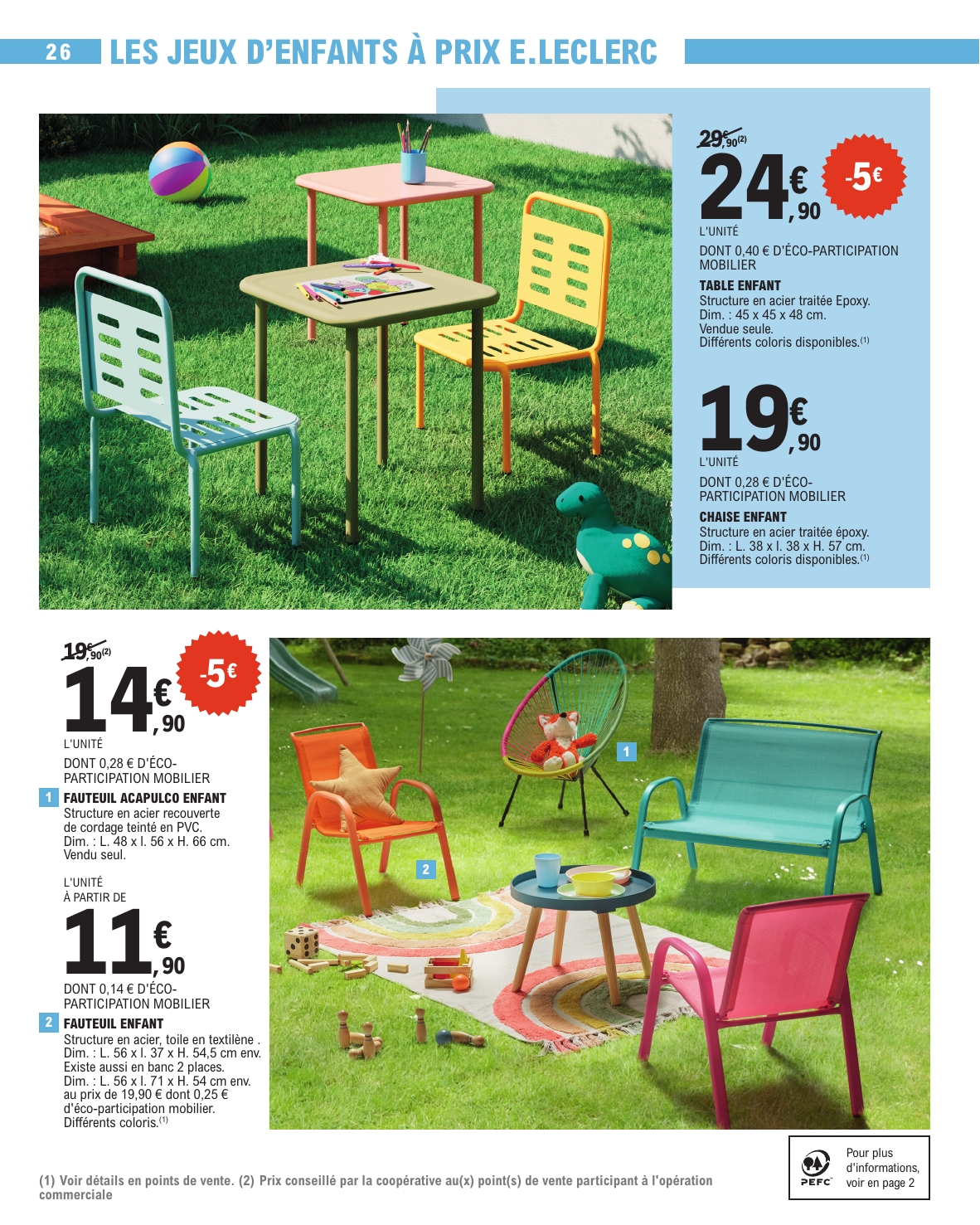 e-leclerc - Catalogue E.Leclerc - Plein Air valable du 31/03/2026 au 18/04/2026 - page: 26