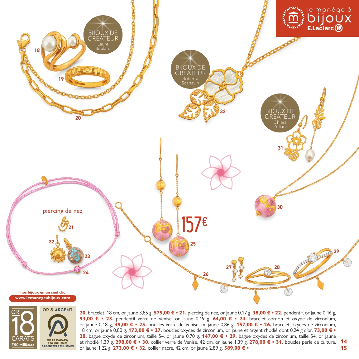 e-leclerc - Catalogue E.Leclerc - Bijoux valable du 07/04/2026 au 13/06/2026 - page: 15