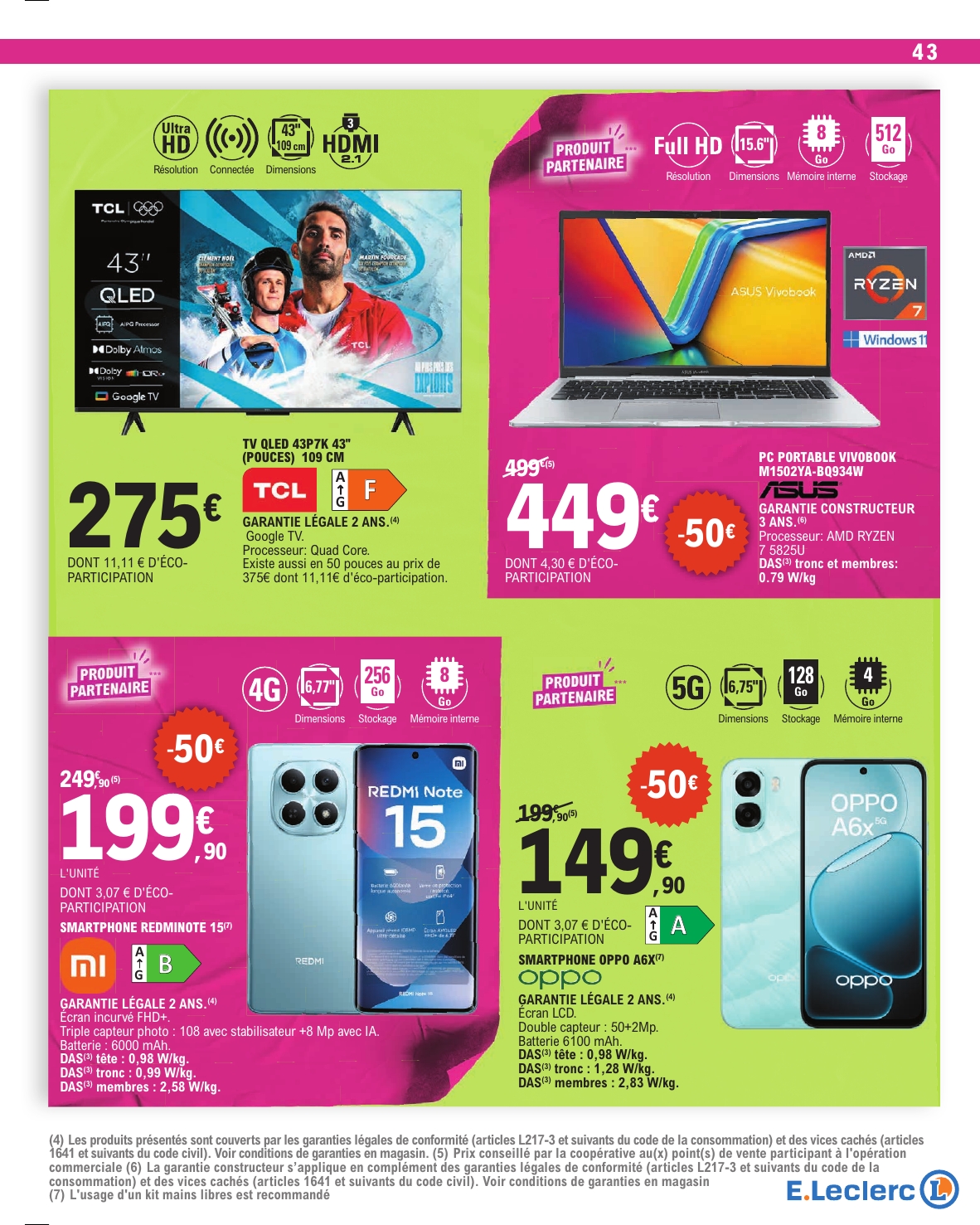 e-leclerc - Catalogue E.Leclerc valable du 07/04/2026 au 18/04/2026 - page: 43