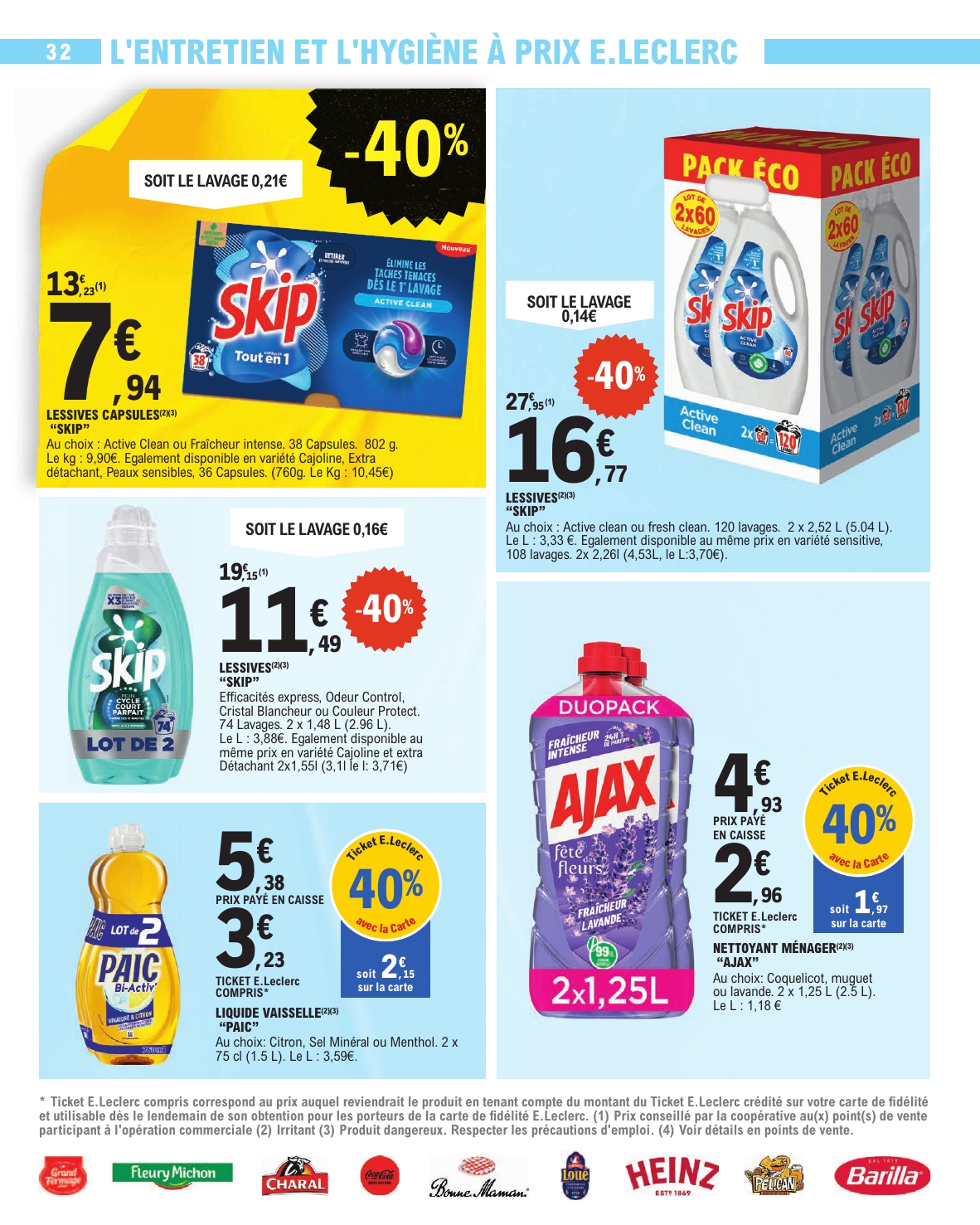 e-leclerc - Catalogue E.Leclerc valable du 07/04/2026 au 18/04/2026 - page: 32