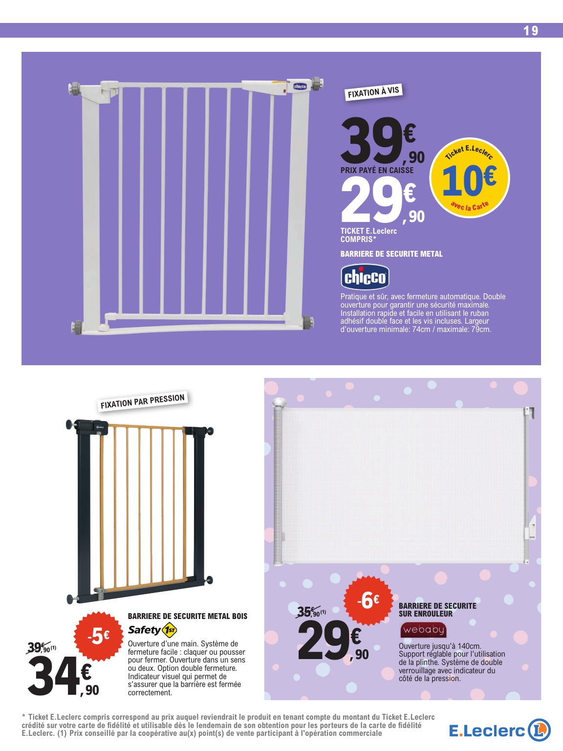e-leclerc - Catalogue E.Leclerc - Spécial Bébé valable du 07/04/2026 au 18/04/2026 - page: 19