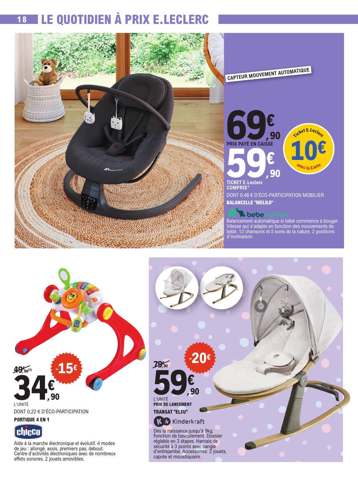 e-leclerc - Catalogue E.Leclerc - Spécial Bébé valable du 07/04/2026 au 18/04/2026 - page: 18