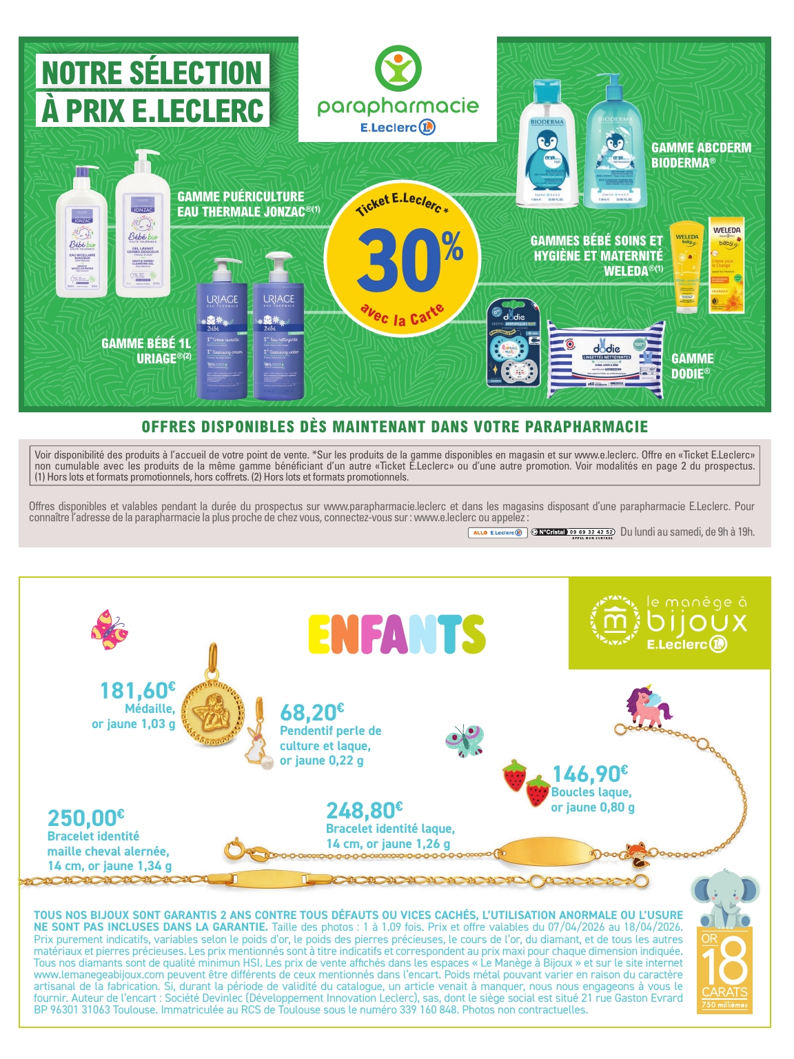 e-leclerc - Catalogue E.Leclerc - Spécial Bébé valable du 07/04/2026 au 18/04/2026 - page: 29