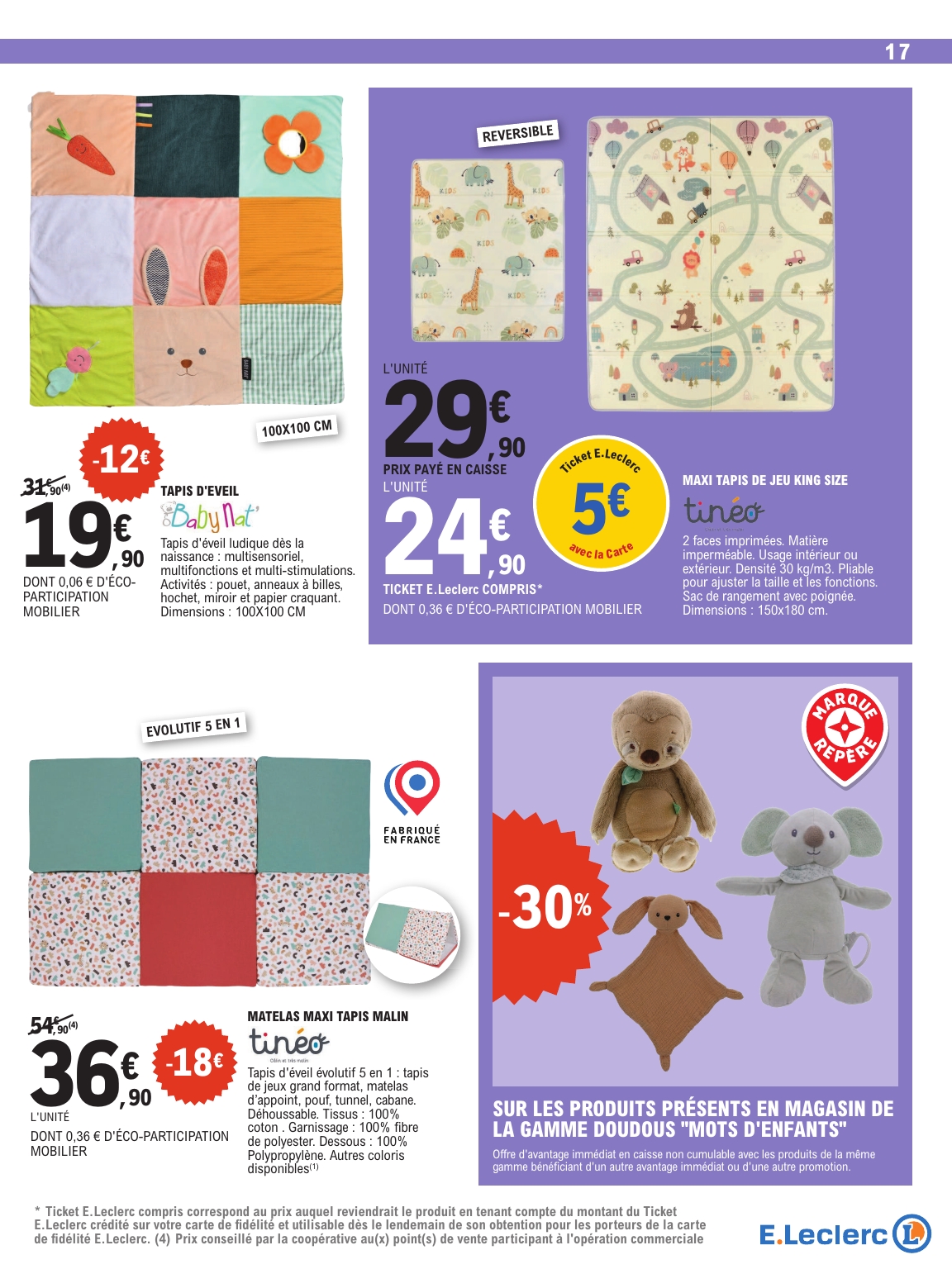 e-leclerc - Catalogue E.Leclerc - Spécial Bébé valable du 07/04/2026 au 18/04/2026 - page: 17