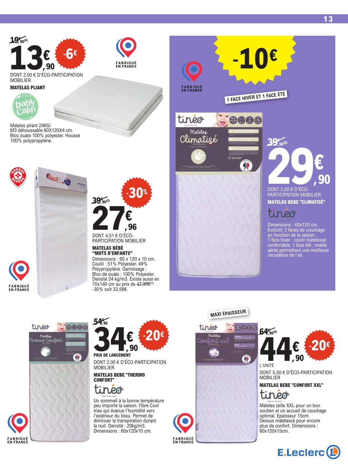 e-leclerc - Catalogue E.Leclerc - Spécial Bébé valable du 07/04/2026 au 18/04/2026 - page: 13
