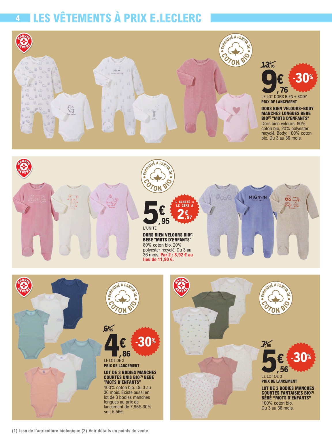e-leclerc - Catalogue E.Leclerc - Spécial Bébé valable du 07/04/2026 au 18/04/2026 - page: 4