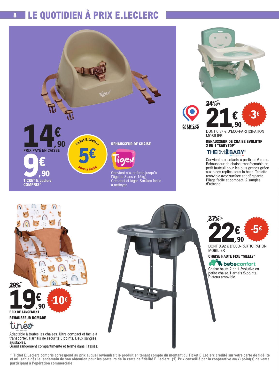 e-leclerc - Catalogue E.Leclerc - Spécial Bébé valable du 07/04/2026 au 18/04/2026 - page: 8