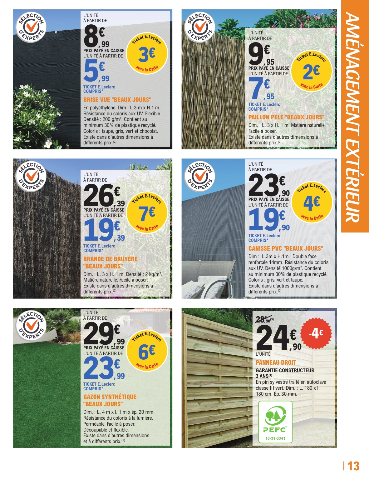 e-leclerc - Catalogue E.Leclerc - Jardi valable du 07/04/2026 au 18/04/2026 - page: 13