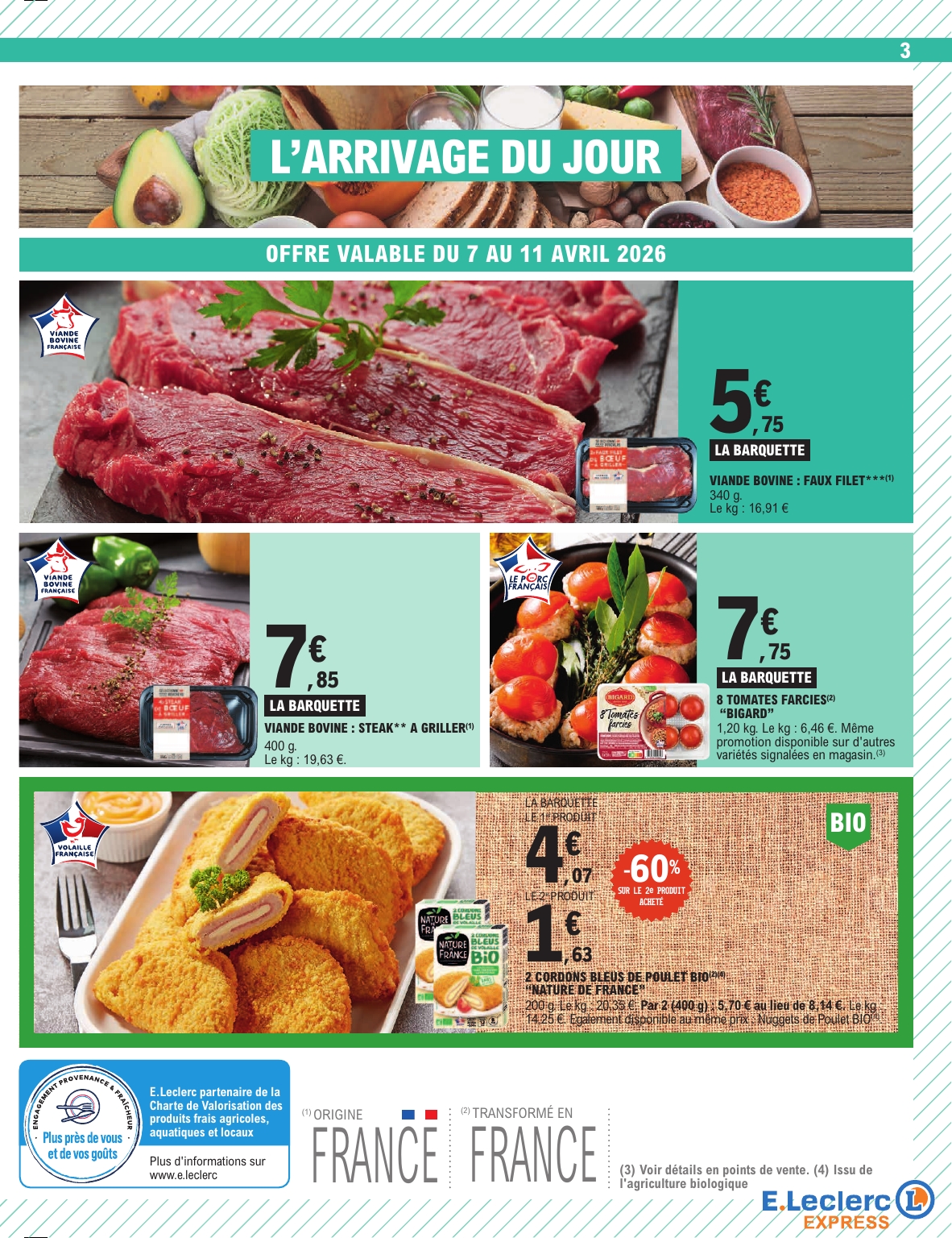 e-leclerc - Catalogue E.Leclerc - Express valable du 07/04/2026 au 18/04/2026 - page: 3
