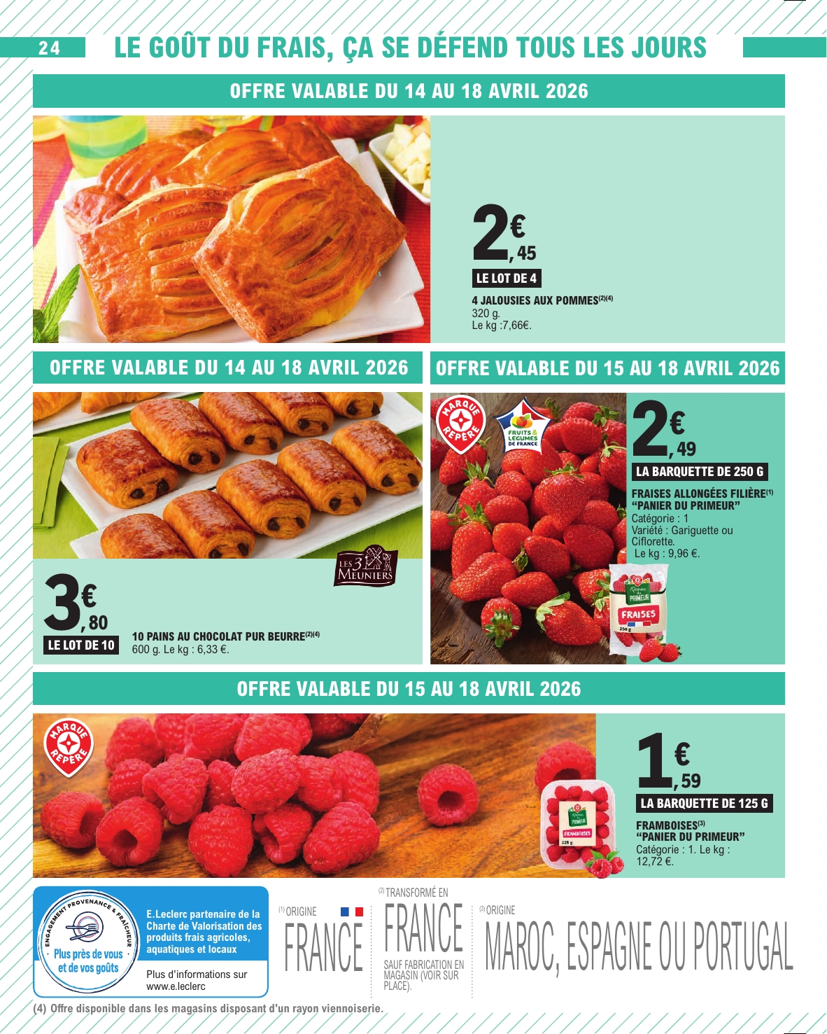 e-leclerc - Flyer E.Leclerc pour la semaine prochaine du du mardi 14/04/2026 au du samedi 25/04/2026 - page: 24